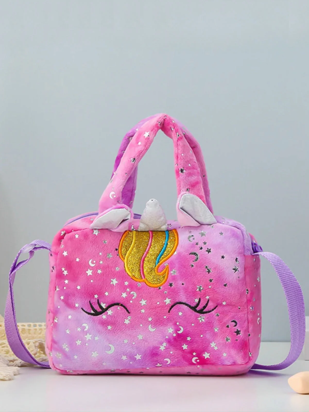 Out For Strolls Multicolor Unicorn Bag - Image 4