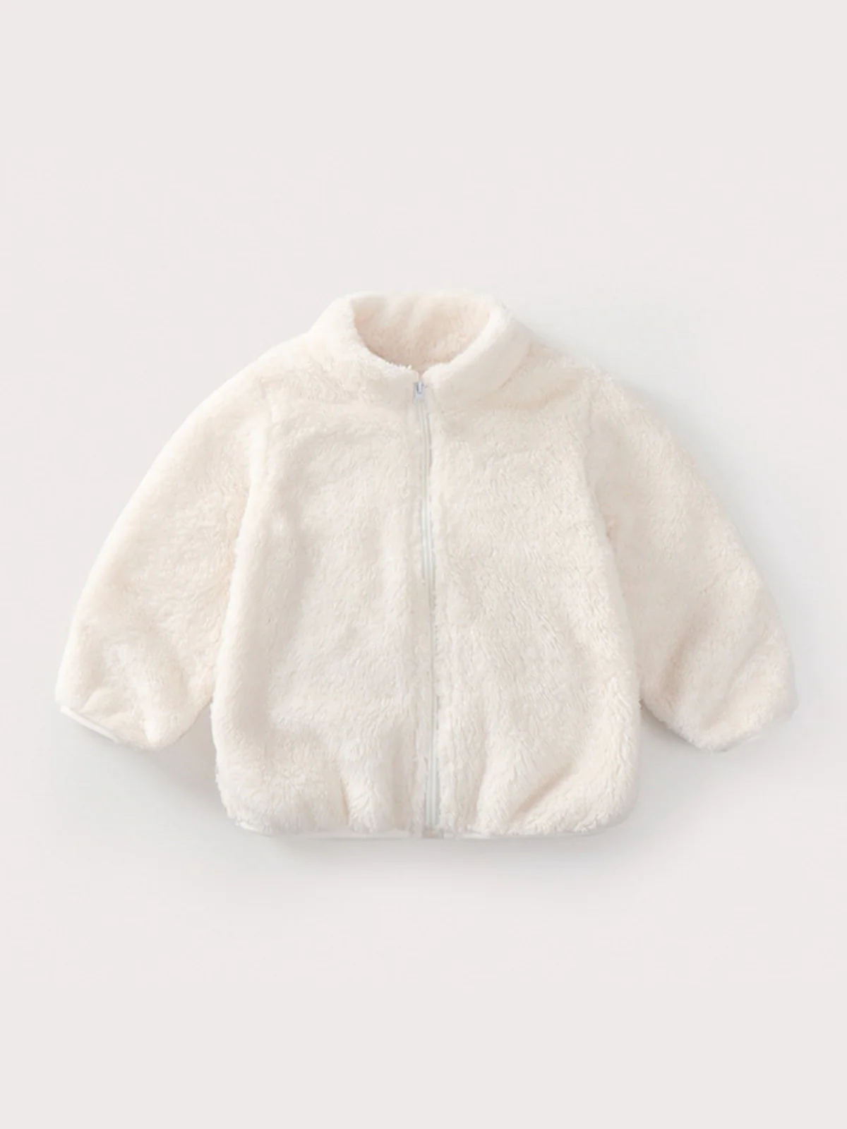 Plush Teddy Zip Up Jacket - Image 2