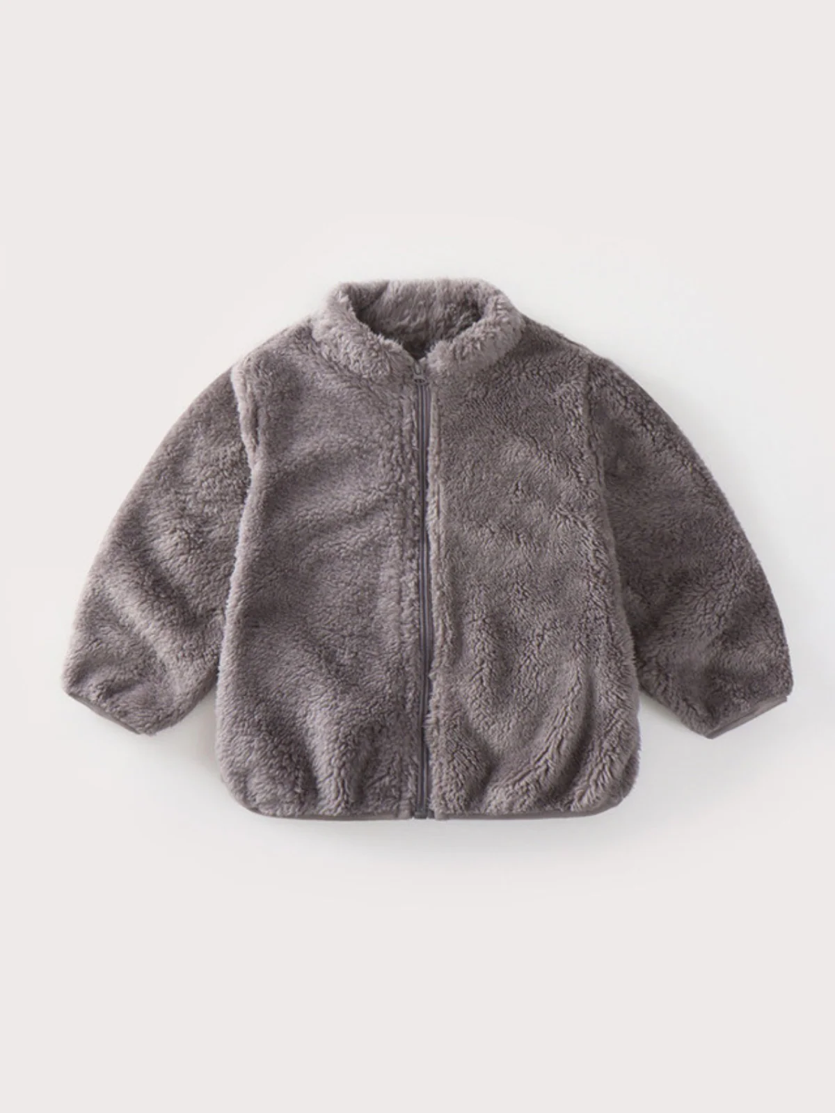 Plush Teddy Zip Up Jacket - Image 5