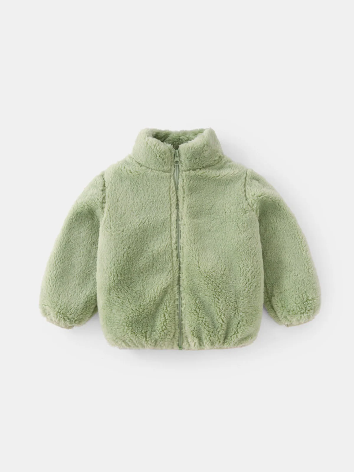 Plush Teddy Zip Up Jacket - Image 7