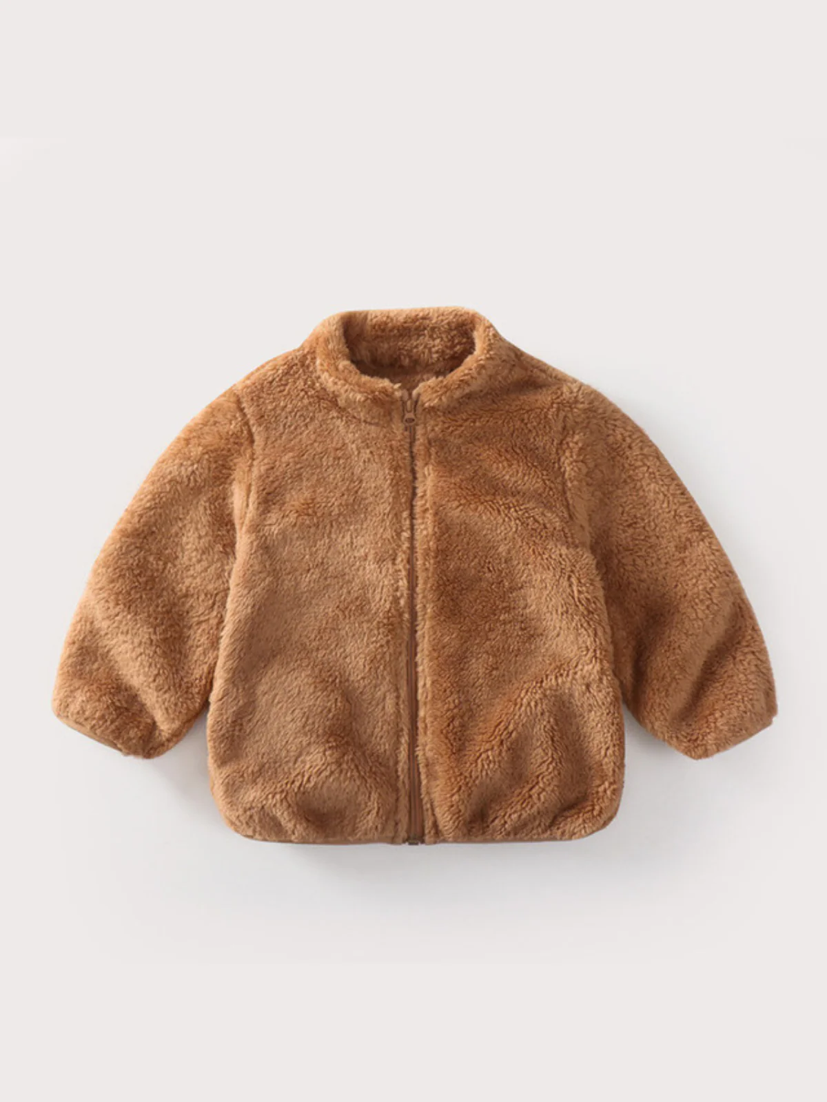 Plush Teddy Zip Up Jacket - Image 8