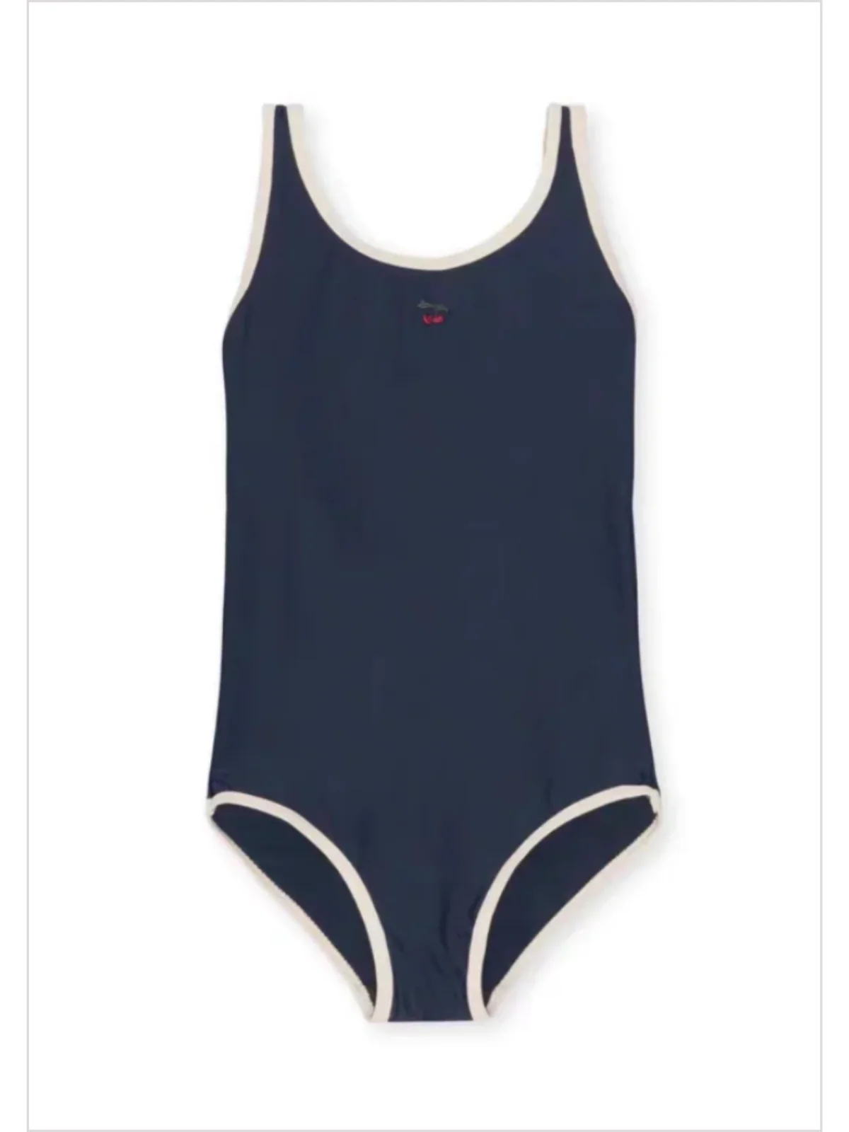Poolside Perfection Contrast Trim One Piece Swimsuit - Image 6