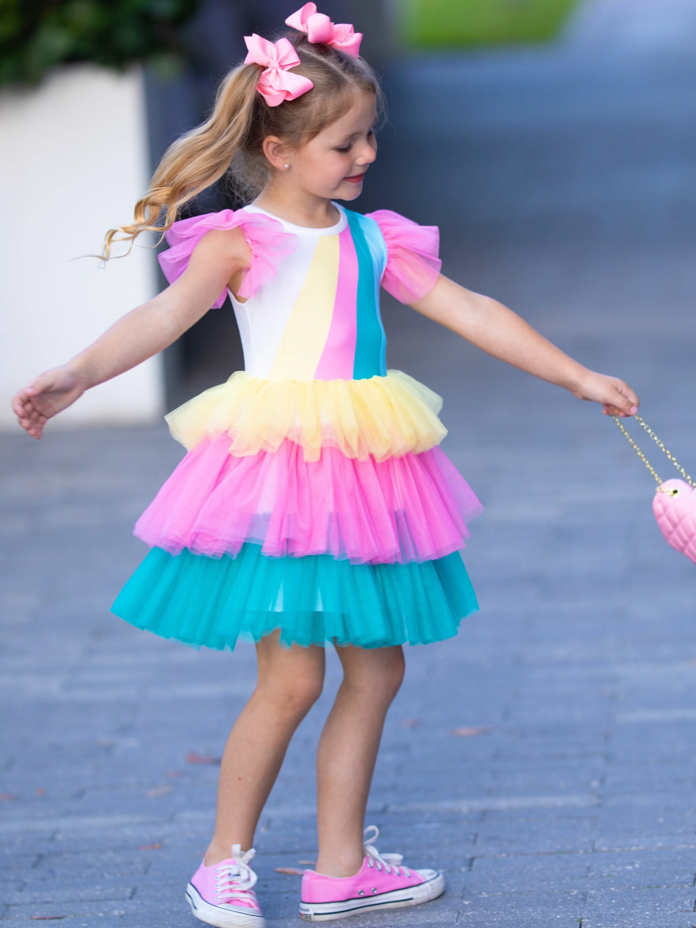 Pop Of Color Rainbow Dress - Image 2