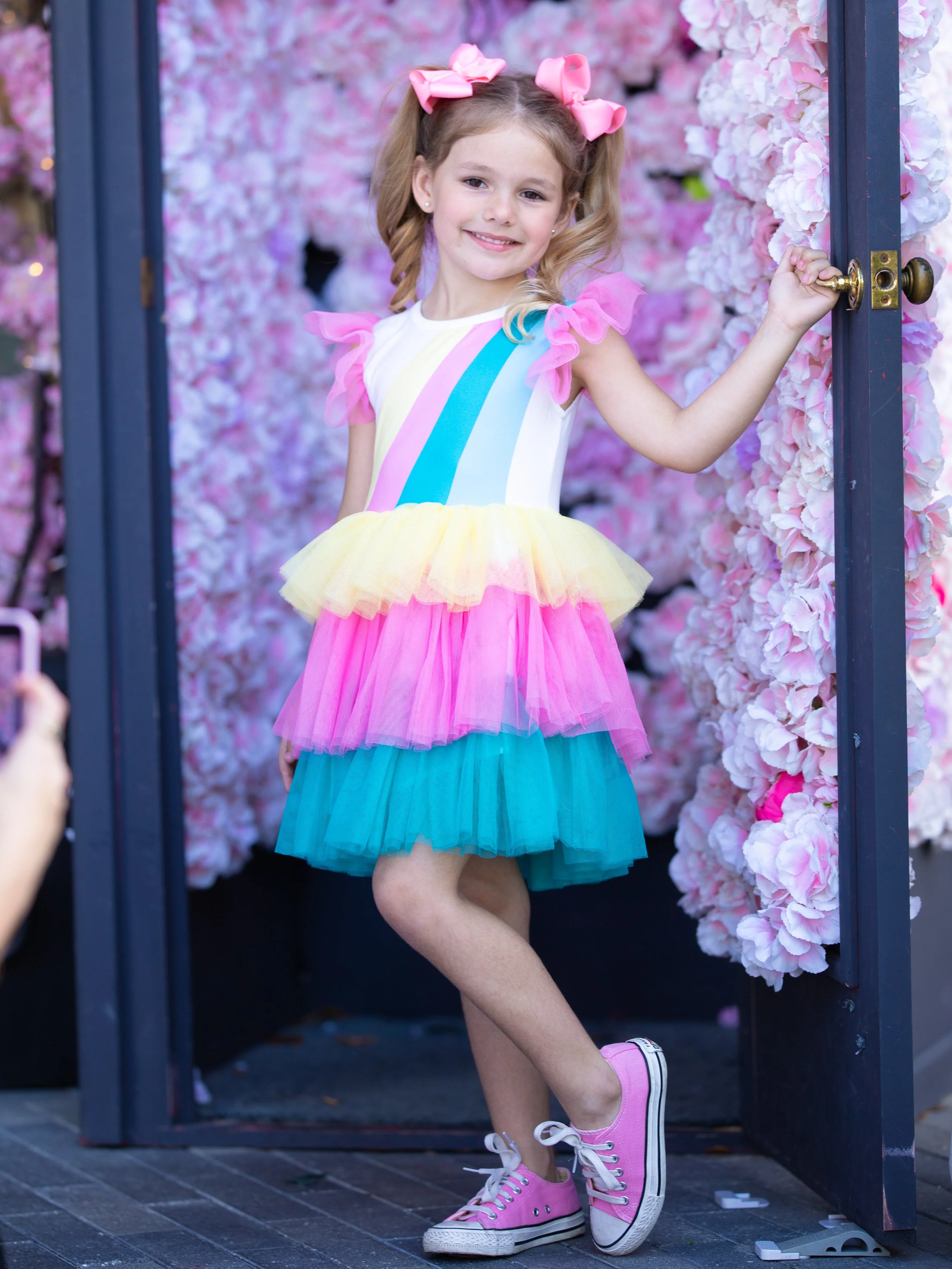Pop Of Color Rainbow Dress - Image 5