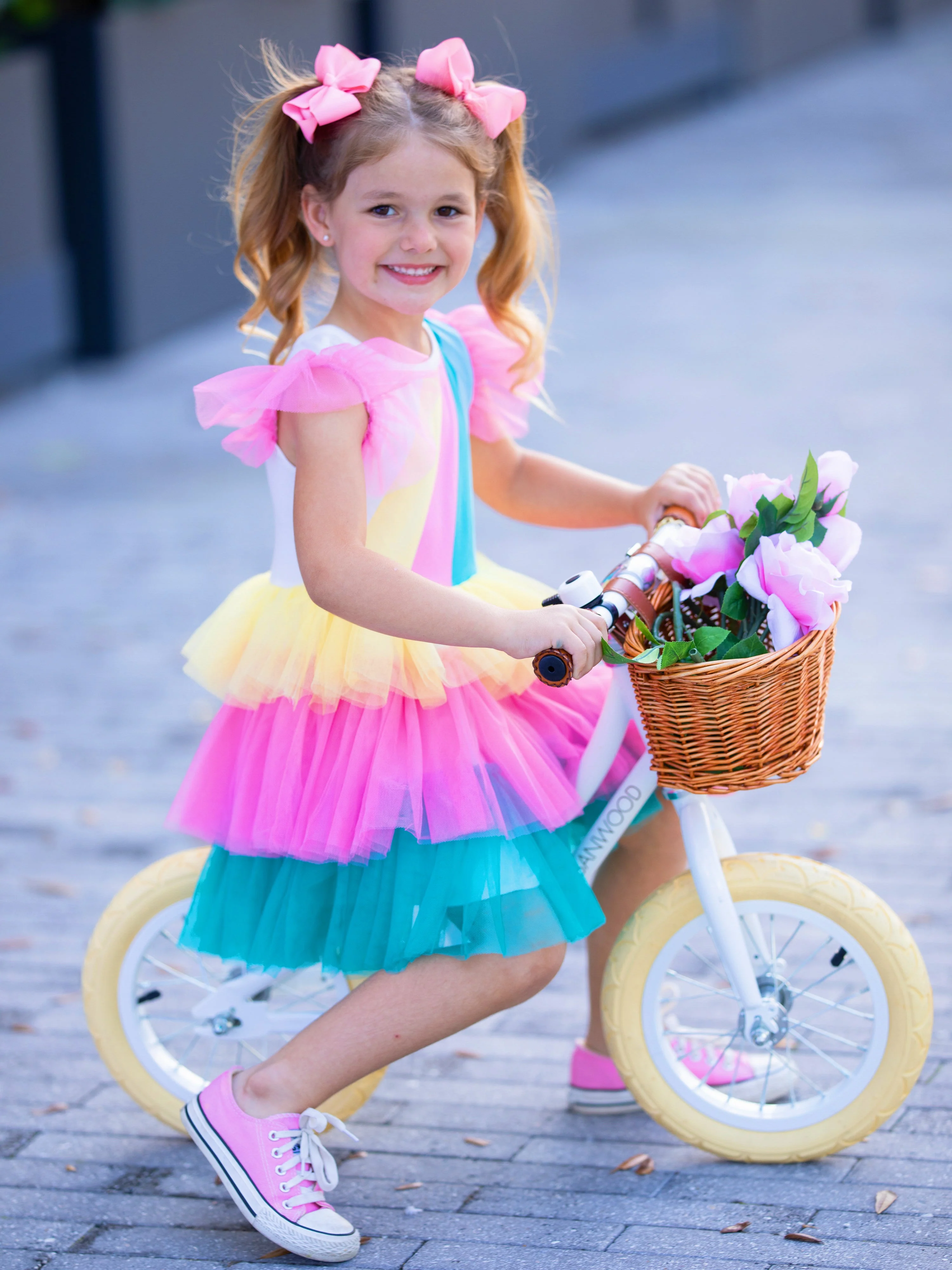 Pop Of Color Rainbow Dress - Image 7