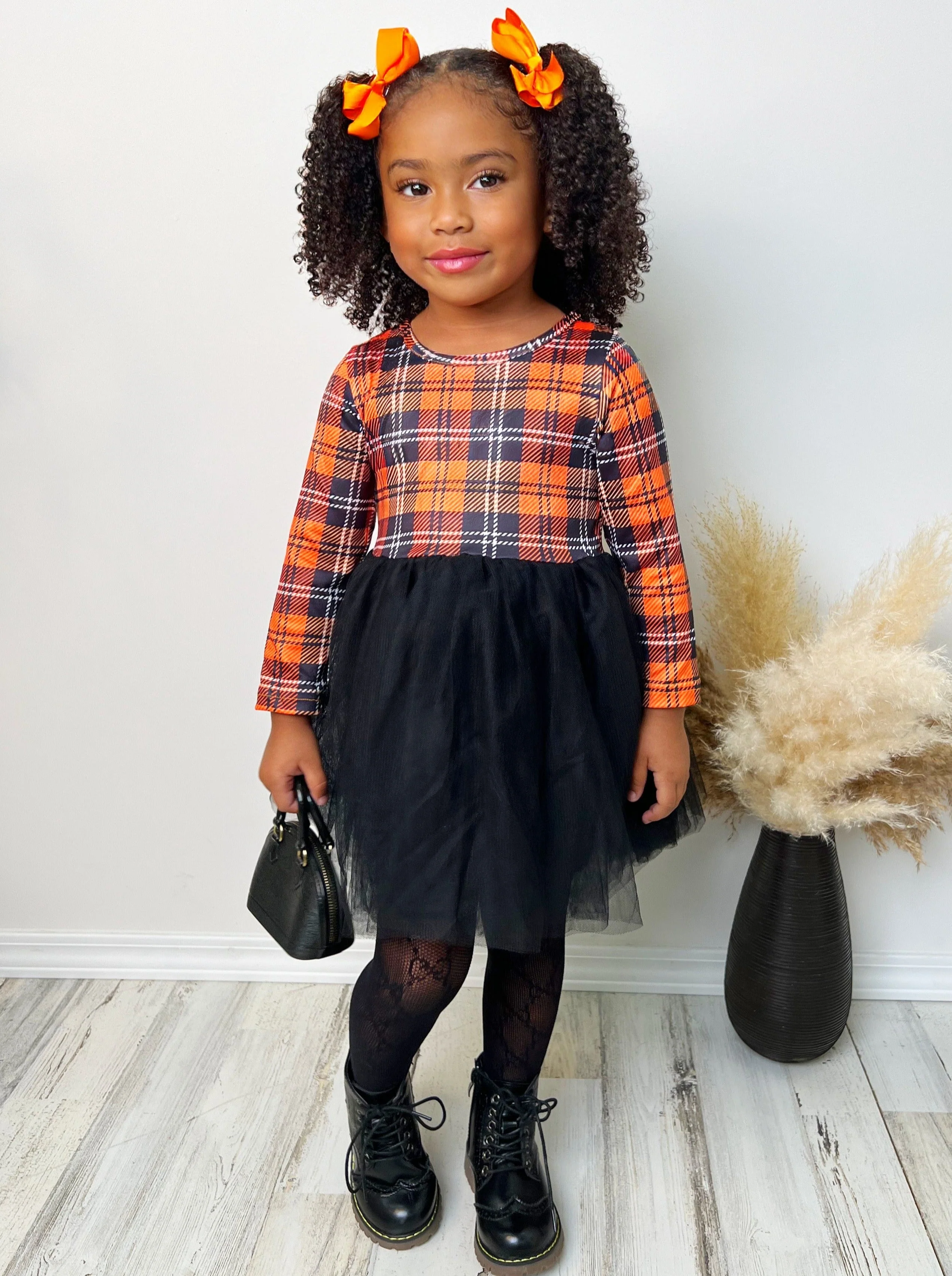 Preppy Plaid Tutu Dress - Image 5
