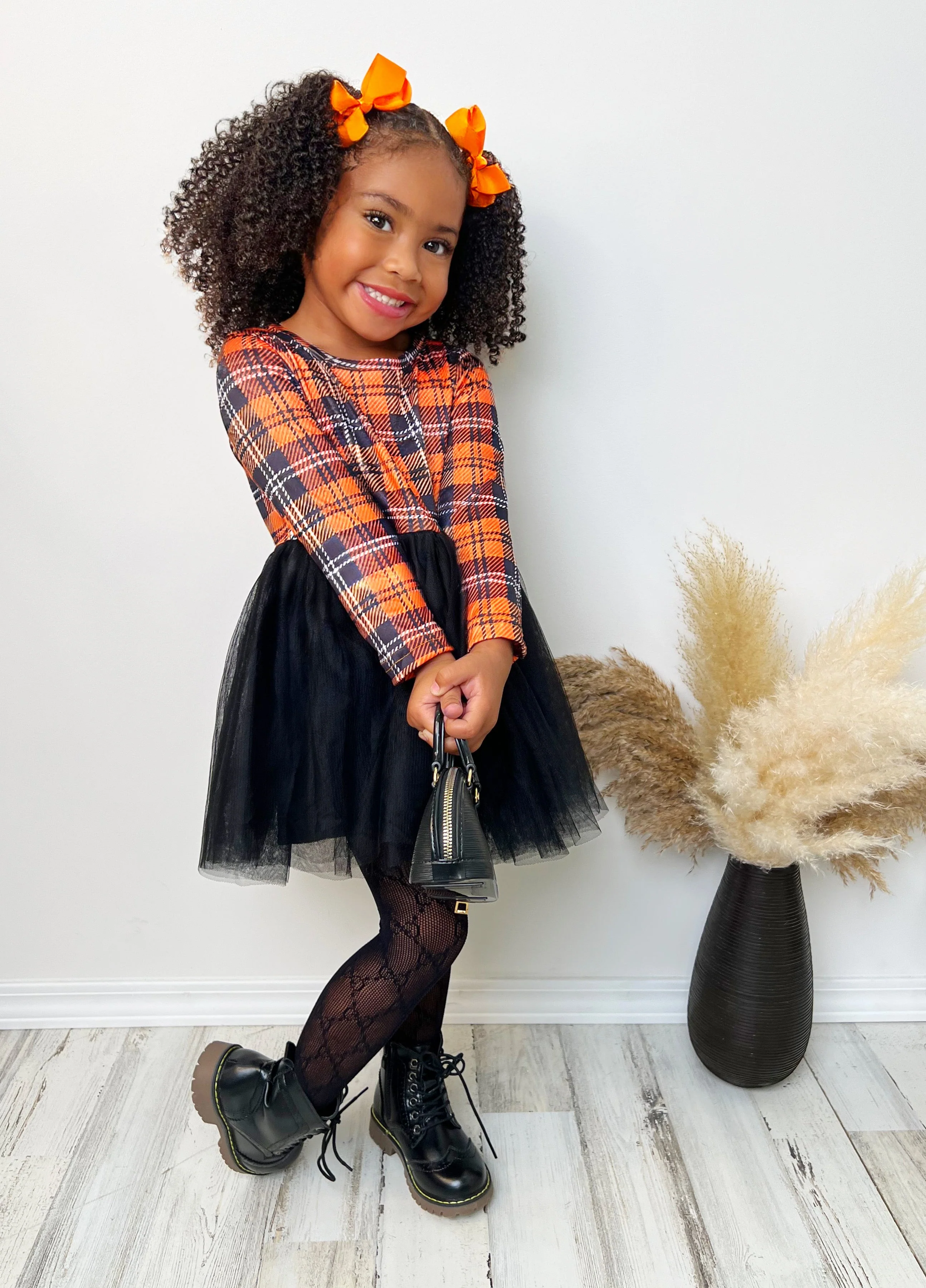 Preppy Plaid Tutu Dress - Image 6