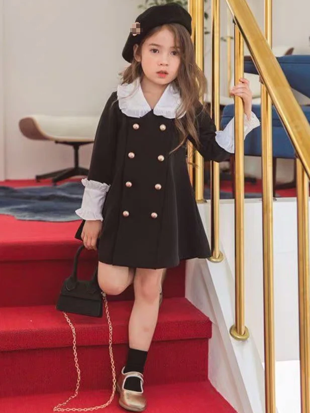 Prim and Proper Double Button Collared Dress - Image 2