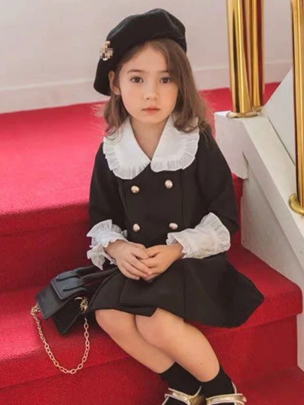 Prim and Proper Double Button Collared Dress - Image 3