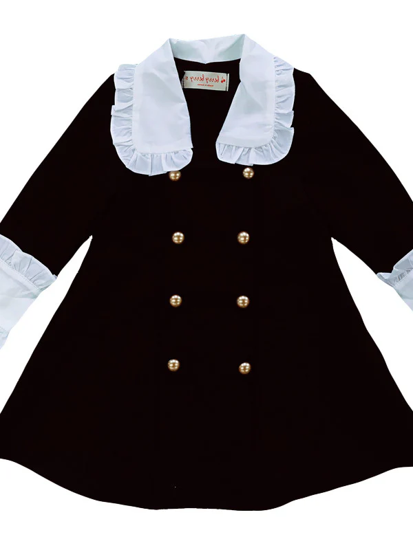 Prim and Proper Double Button Collared Dress - Image 4