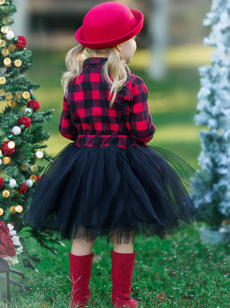 Pretty Plaid Blazer Tutu Dress - Image 7