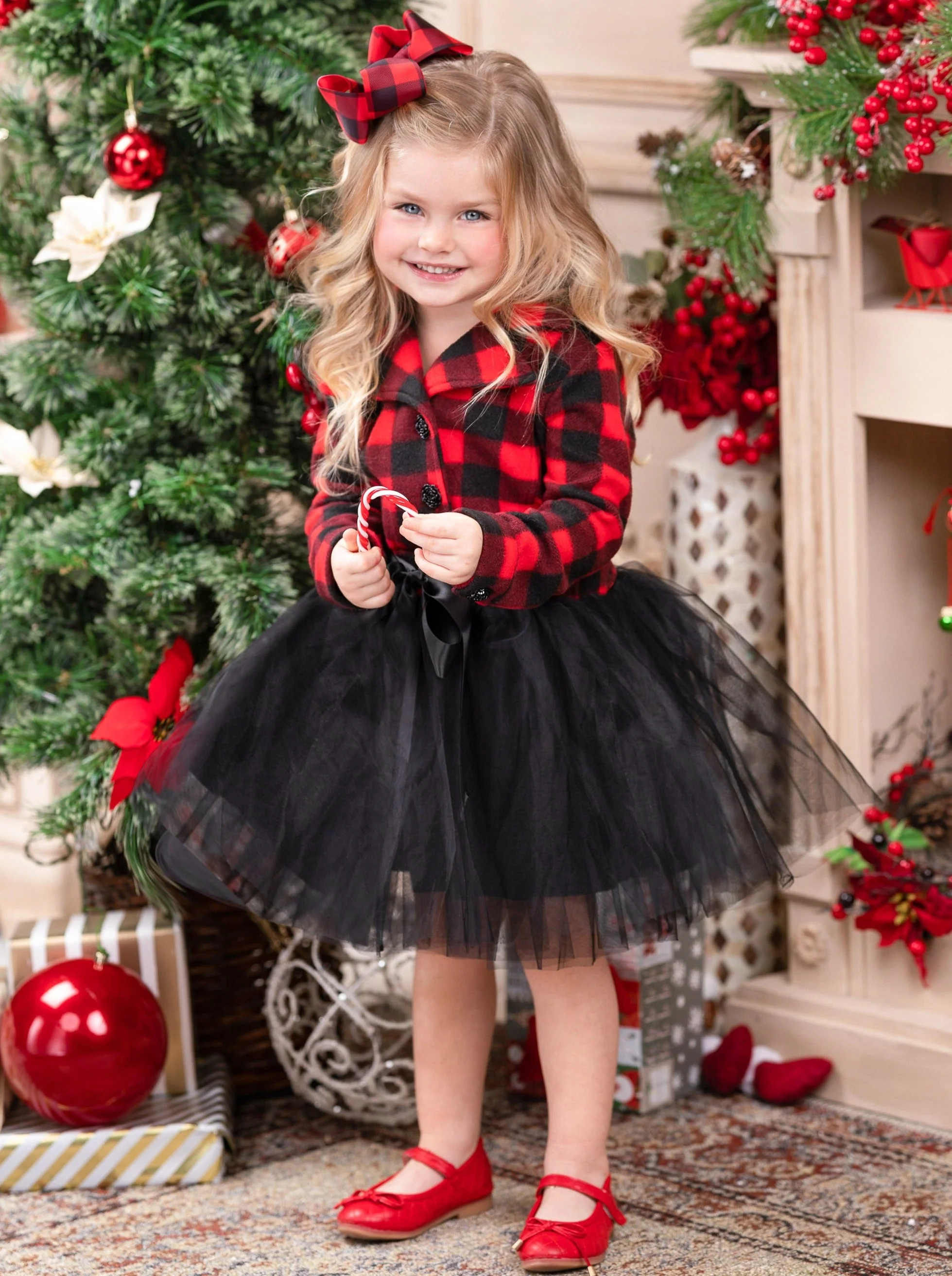 Pretty Plaid Blazer Tutu Dress - Image 8