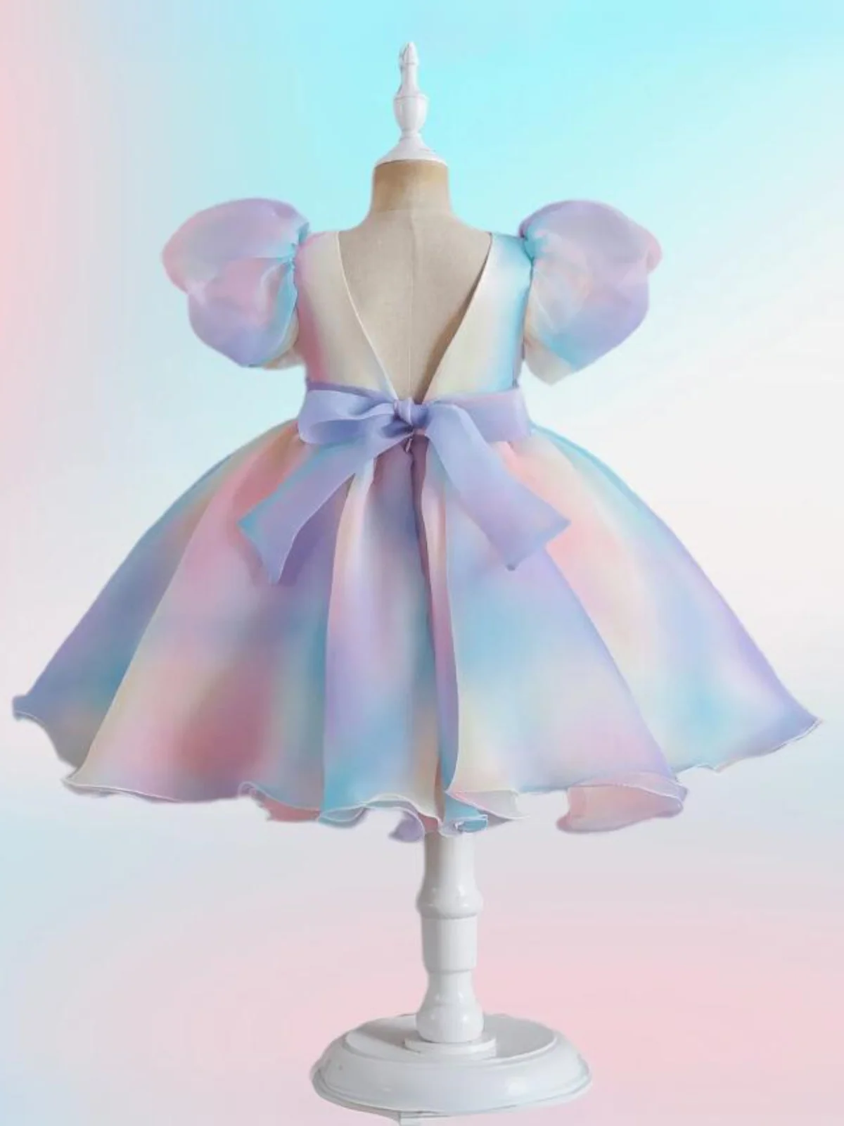 Fairy Dust Magic Pastel Puff Sleeve Dress - Image 7