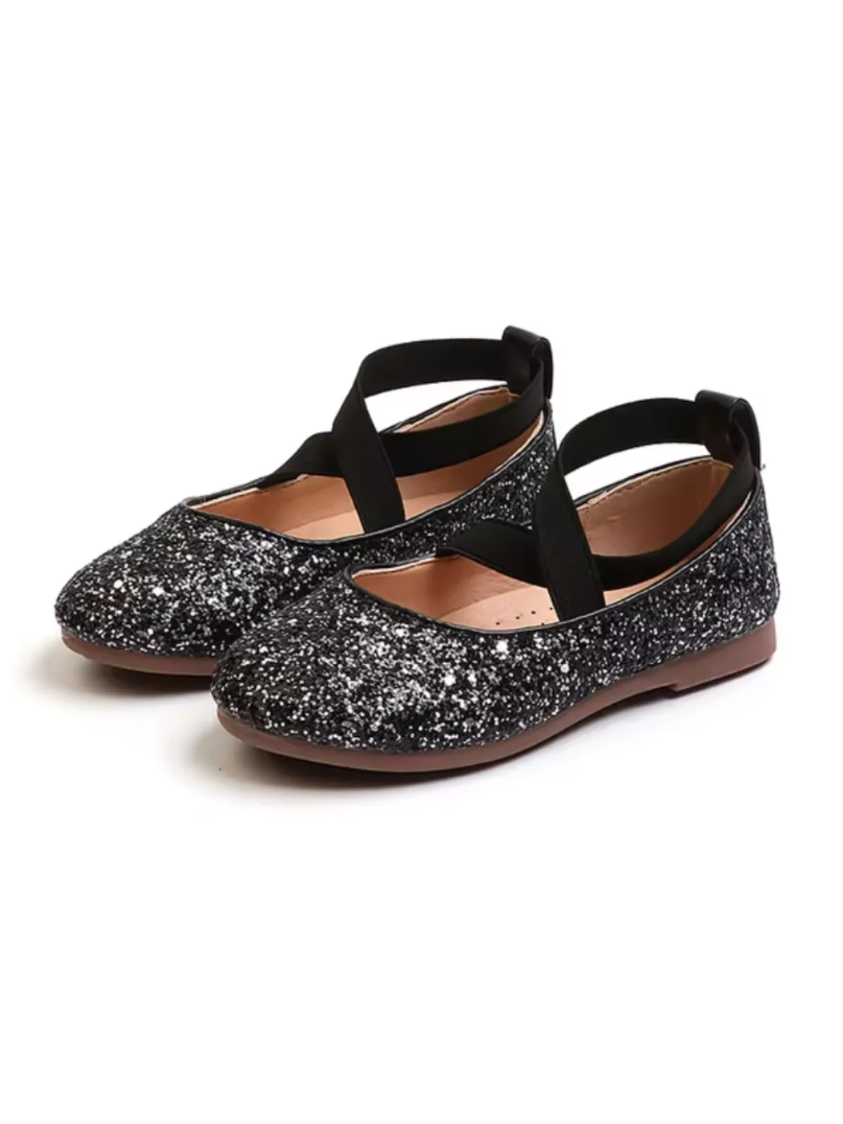 Princess Glitter Sparkling Mary Jane Flats  by Liv and Mia - Image 7