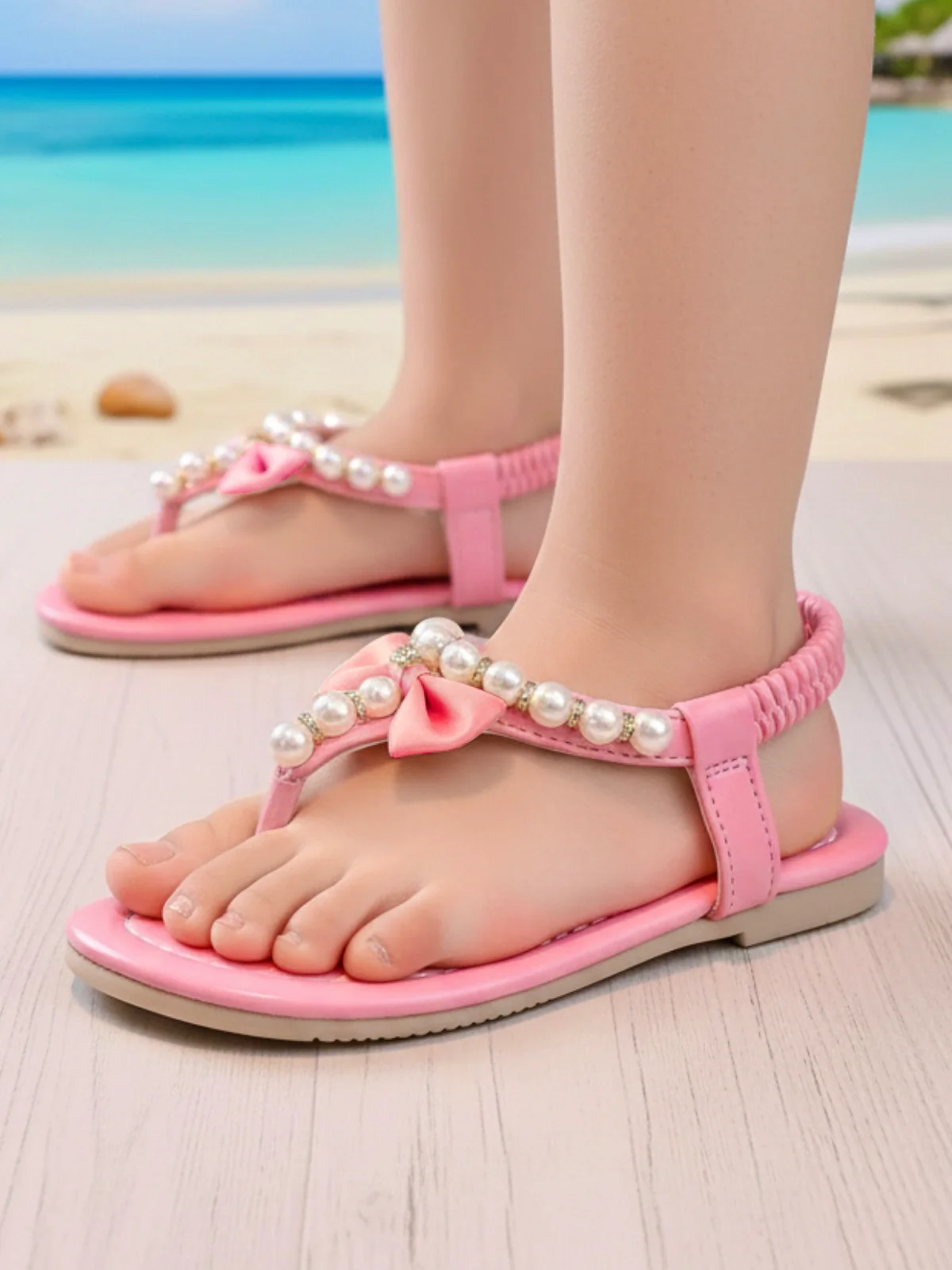 Princess Pearl Gladiator Sandals - Image 2