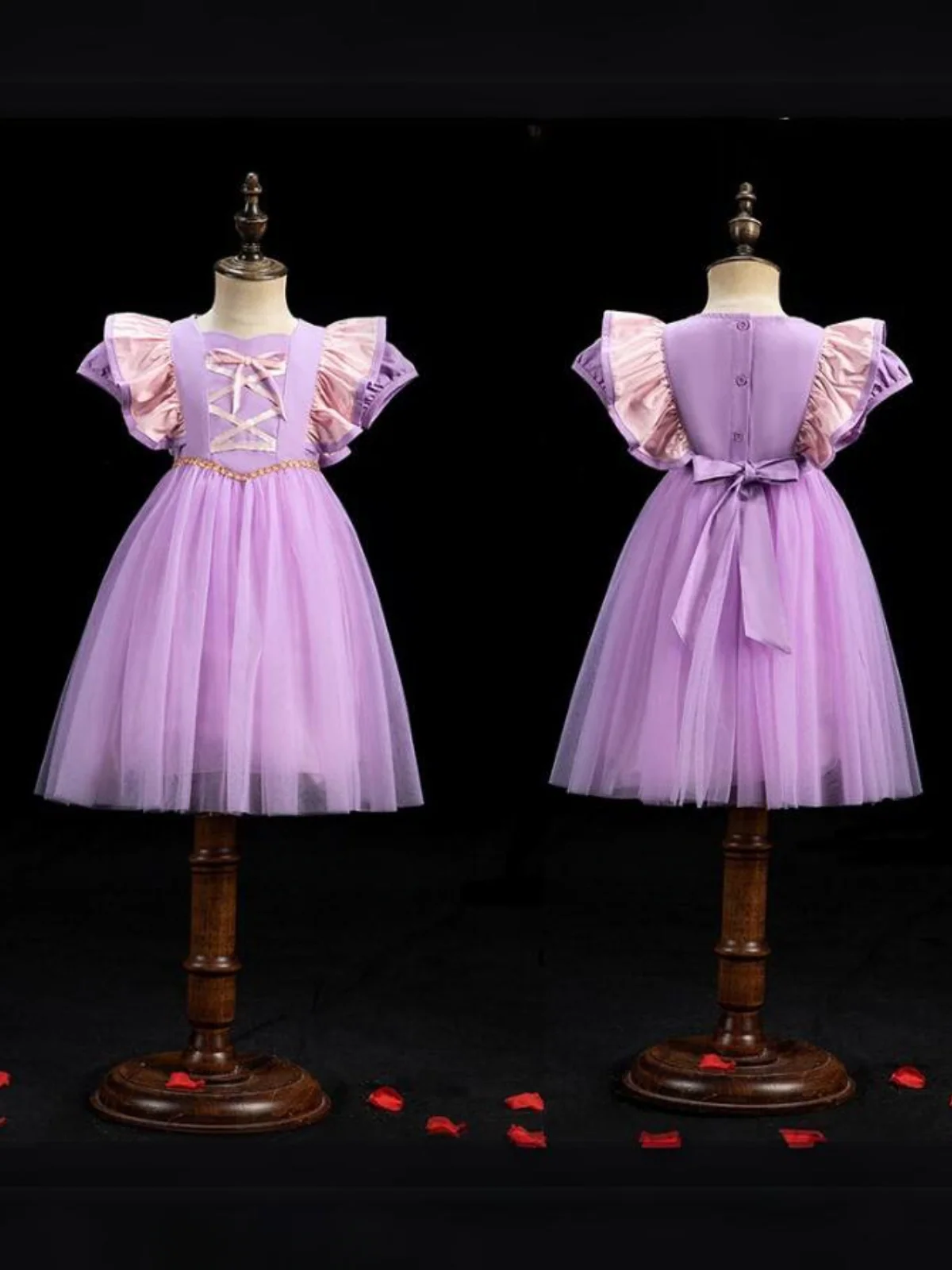 Royal Magic Purple Tutu Dress - Image 5