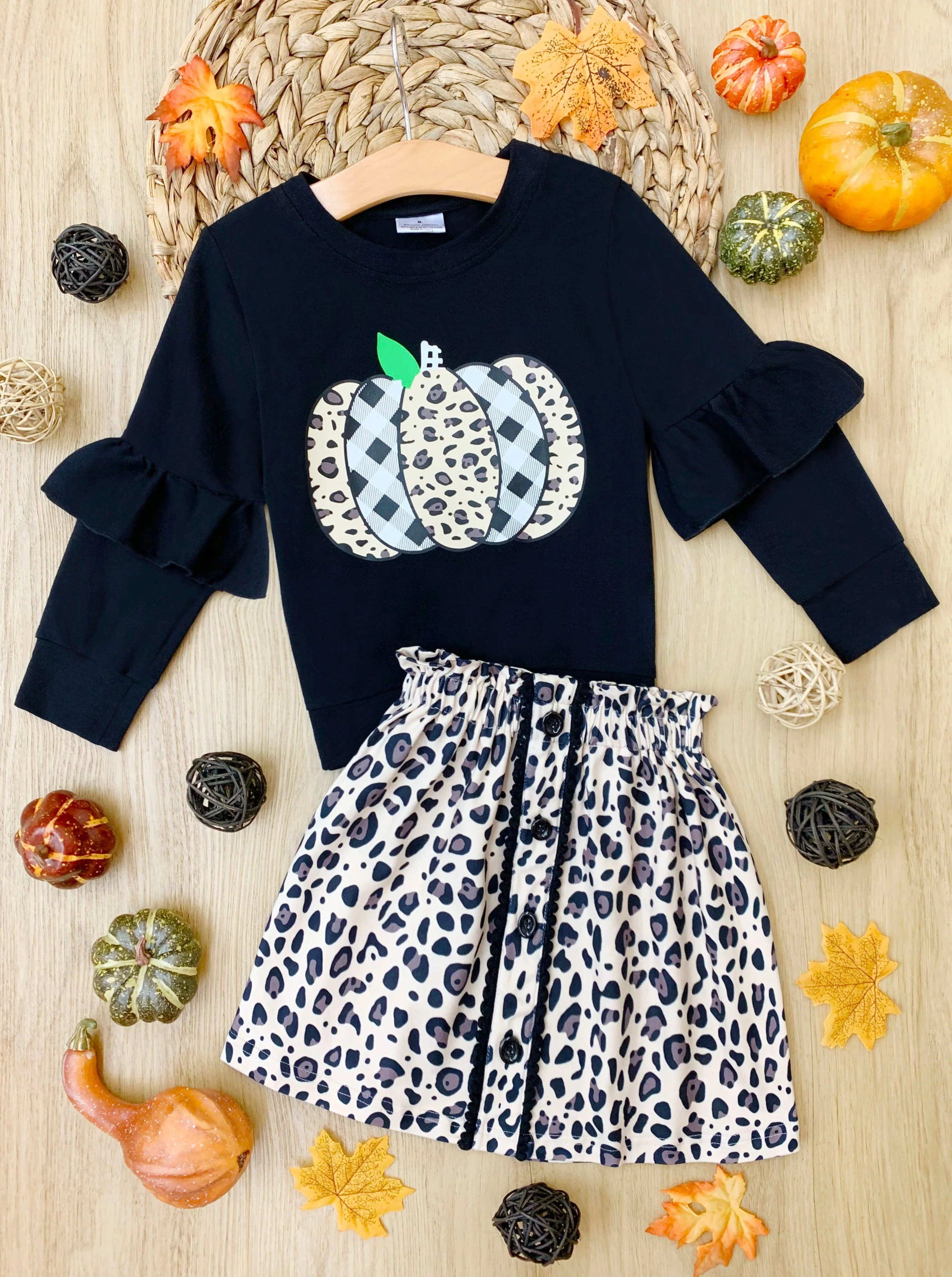 Wild Pump-Queen Leopard Skirt Set - Image 4