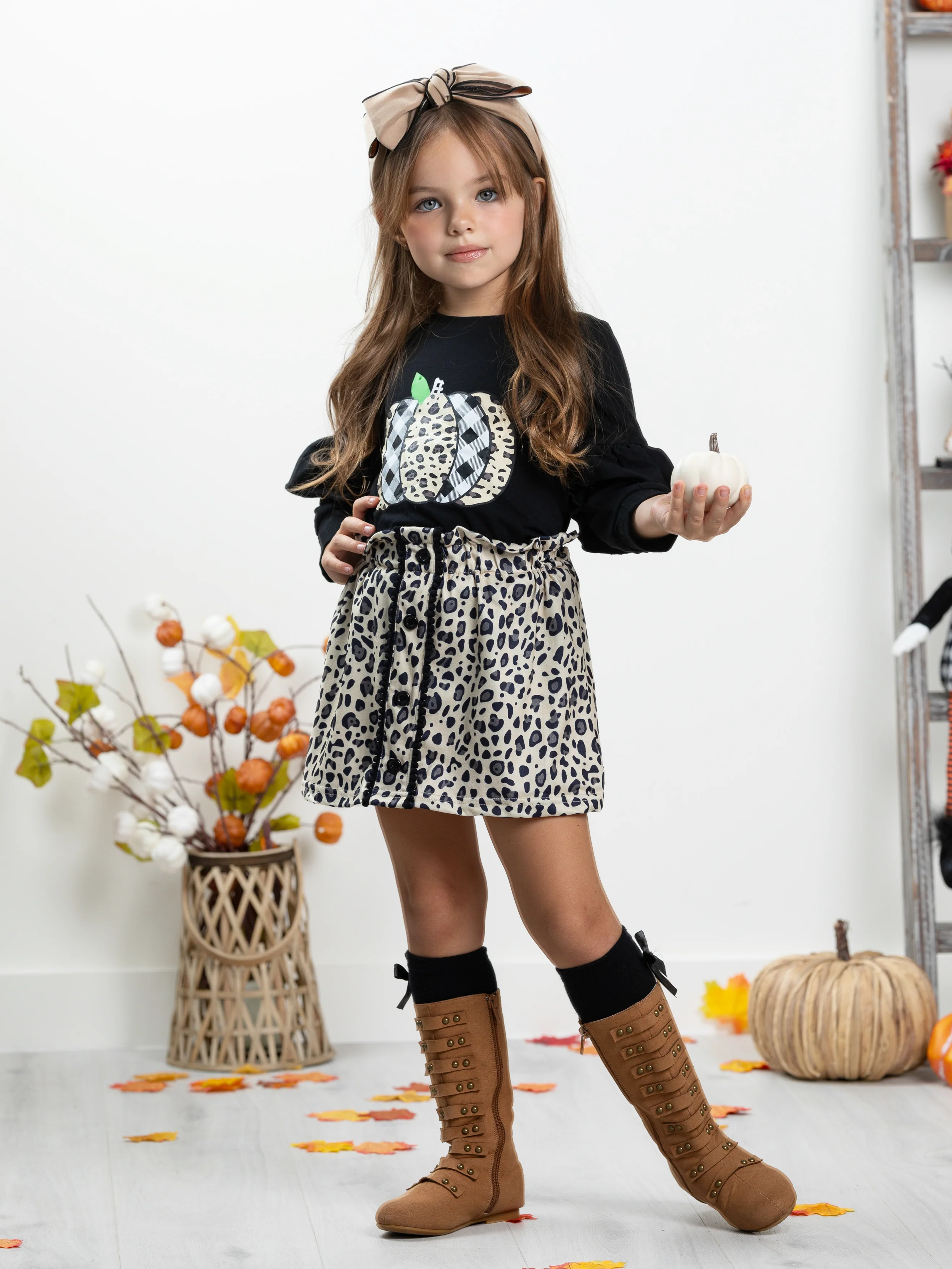 Wild Pump-Queen Leopard Skirt Set - Image 5