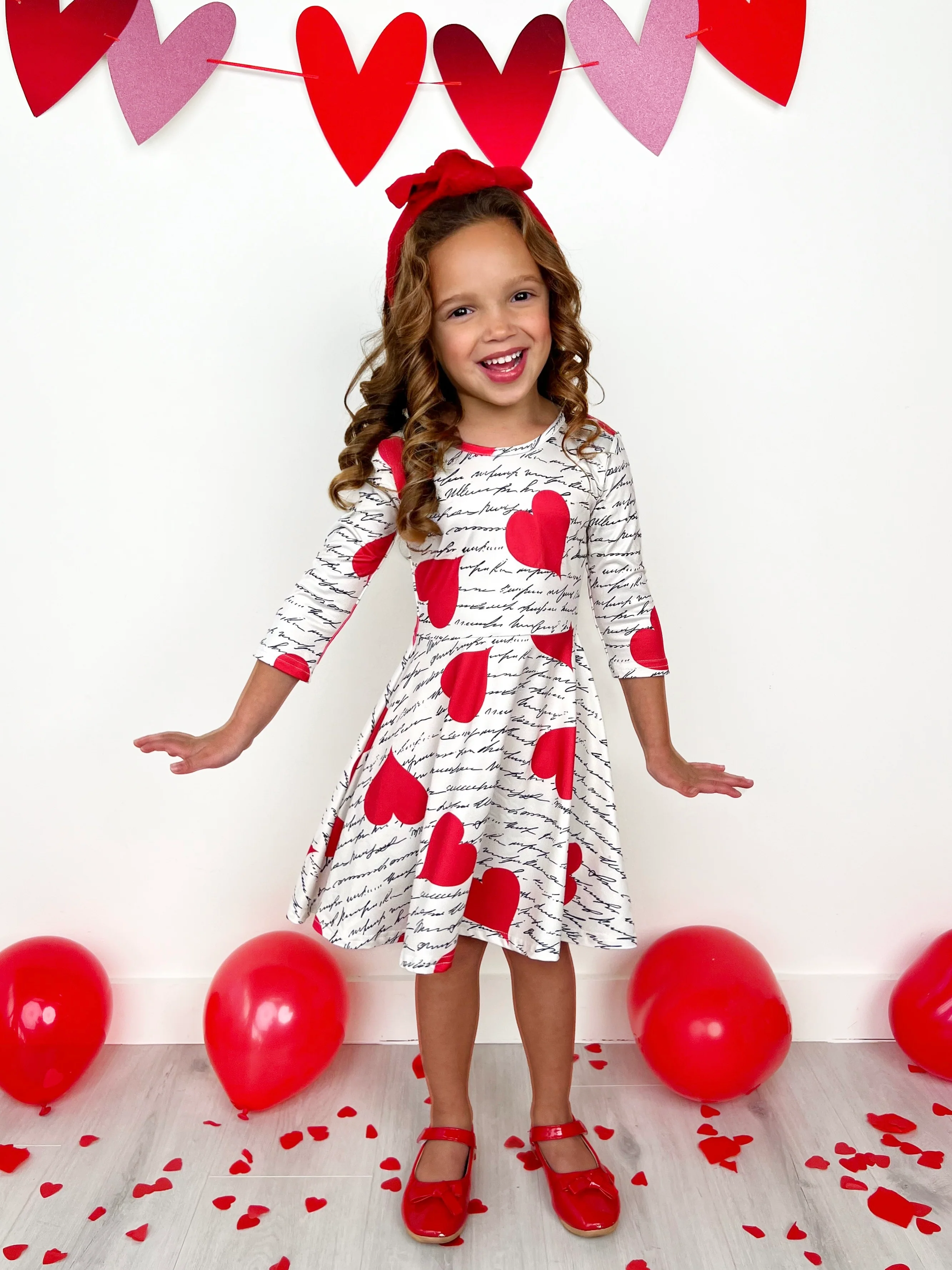 Radiant Heart Twirly Long Sleeve Skater Dress - Image 10