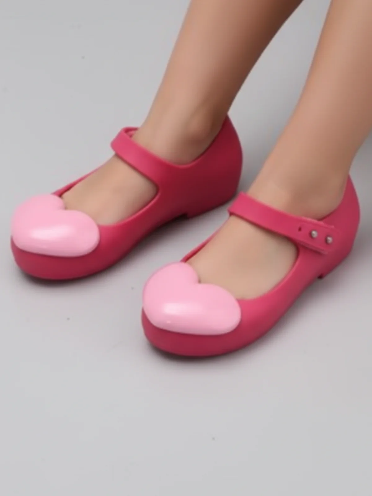 Red Heart Jelly Flats by Liv and Mia - Image 2