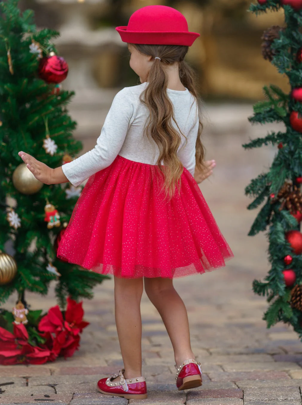 My Happy Reindeer Christmas Tutu Dress - Image 3