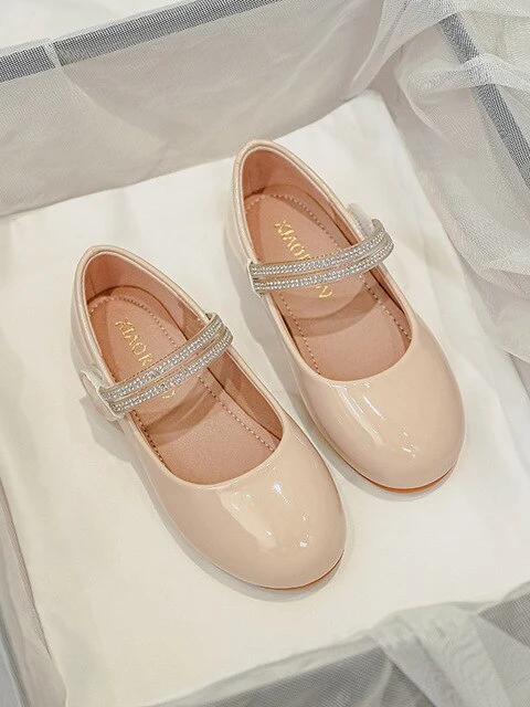 Diva Sparkle Strap Patent Mary Janes by Liv and Mia - Image 6