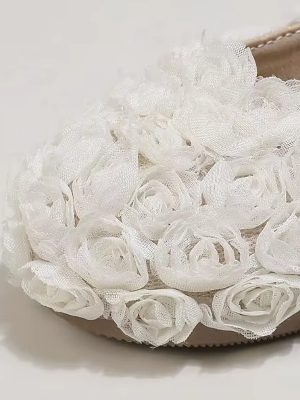 Pure Blossom Lace Floral Strap Flats - Image 4