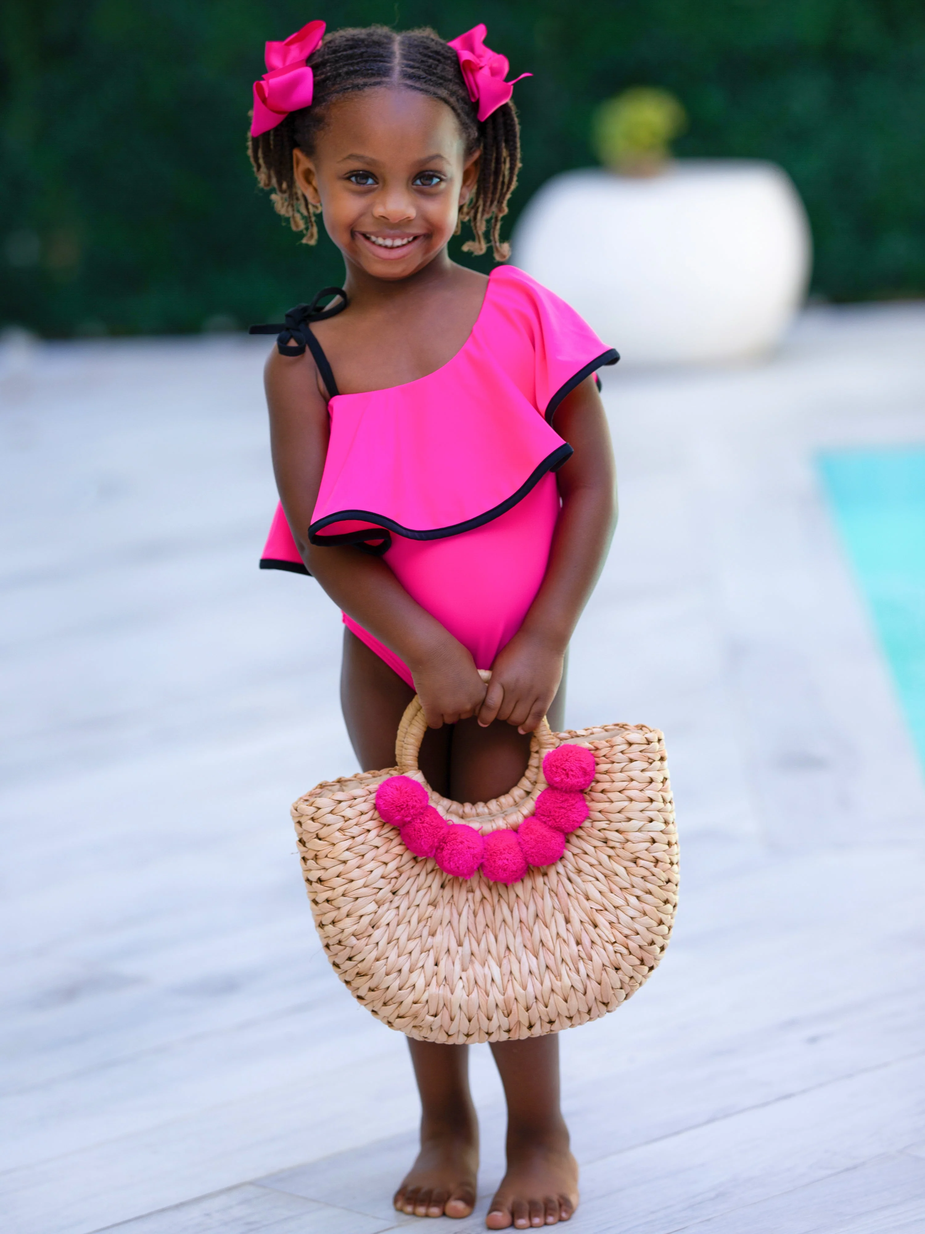 Ruffle-y Cute One Shoulder One Piece Swimsuit - Image 5