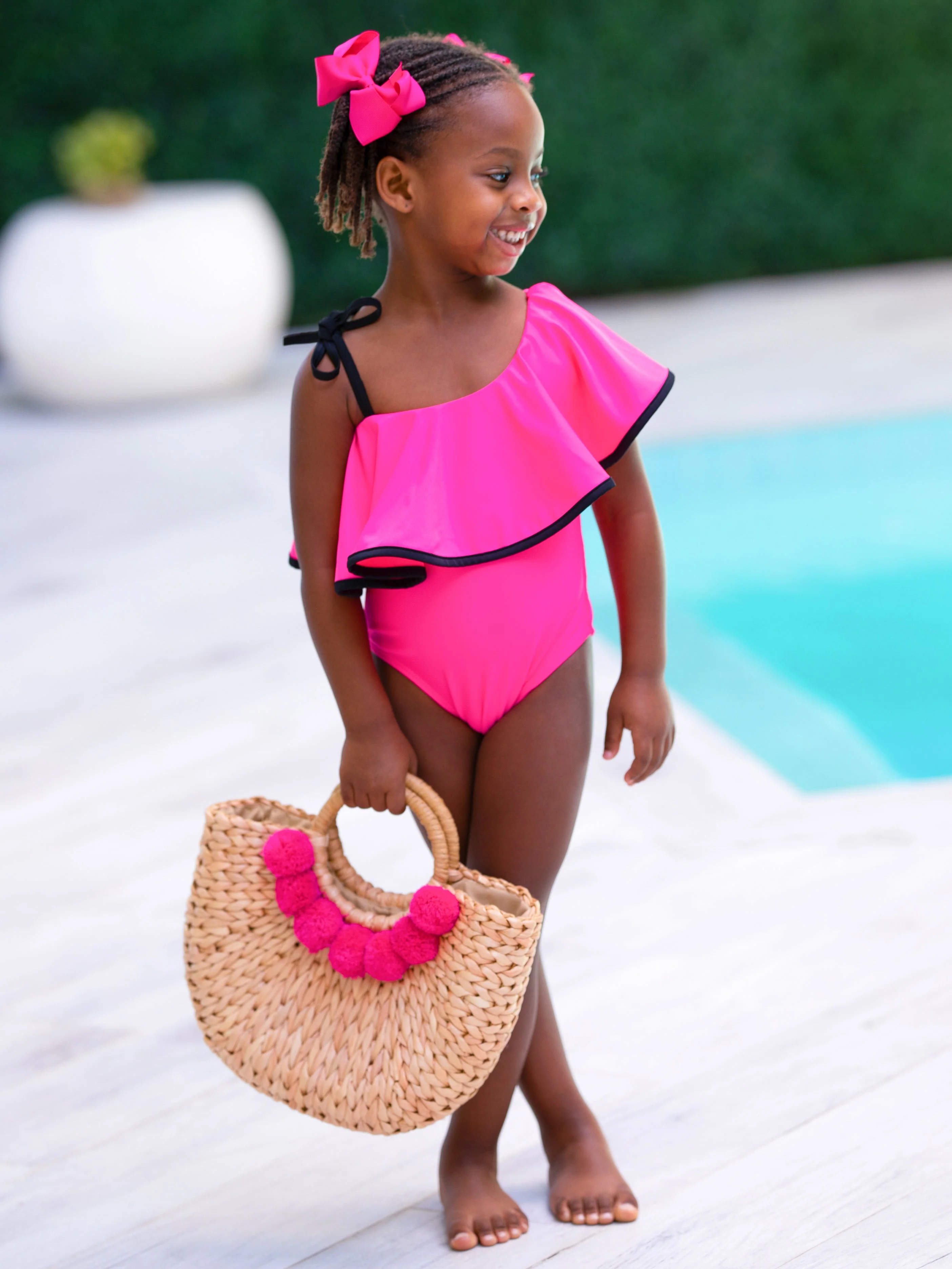 Ruffle-y Cute One Shoulder One Piece Swimsuit - Image 7