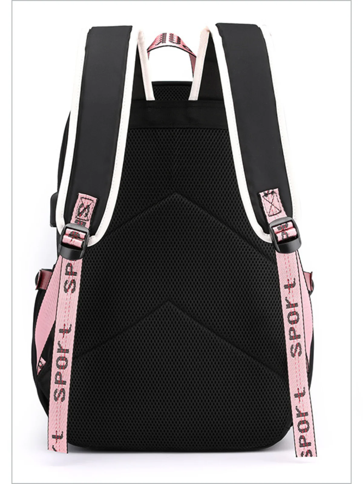 Campus Cool Girl USB Port Backpack - Image 7