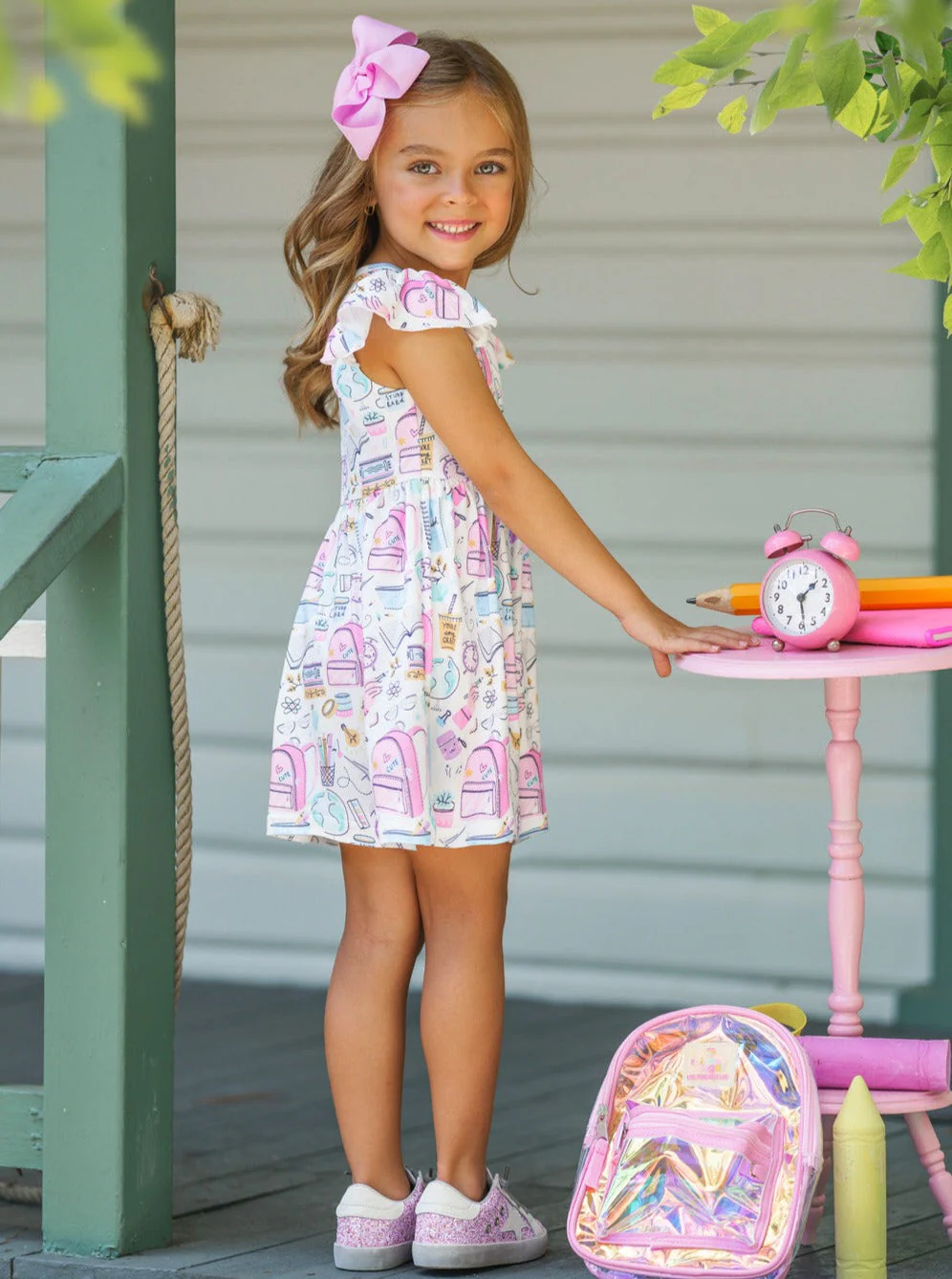 School Supplies Skater Dress - Image 6