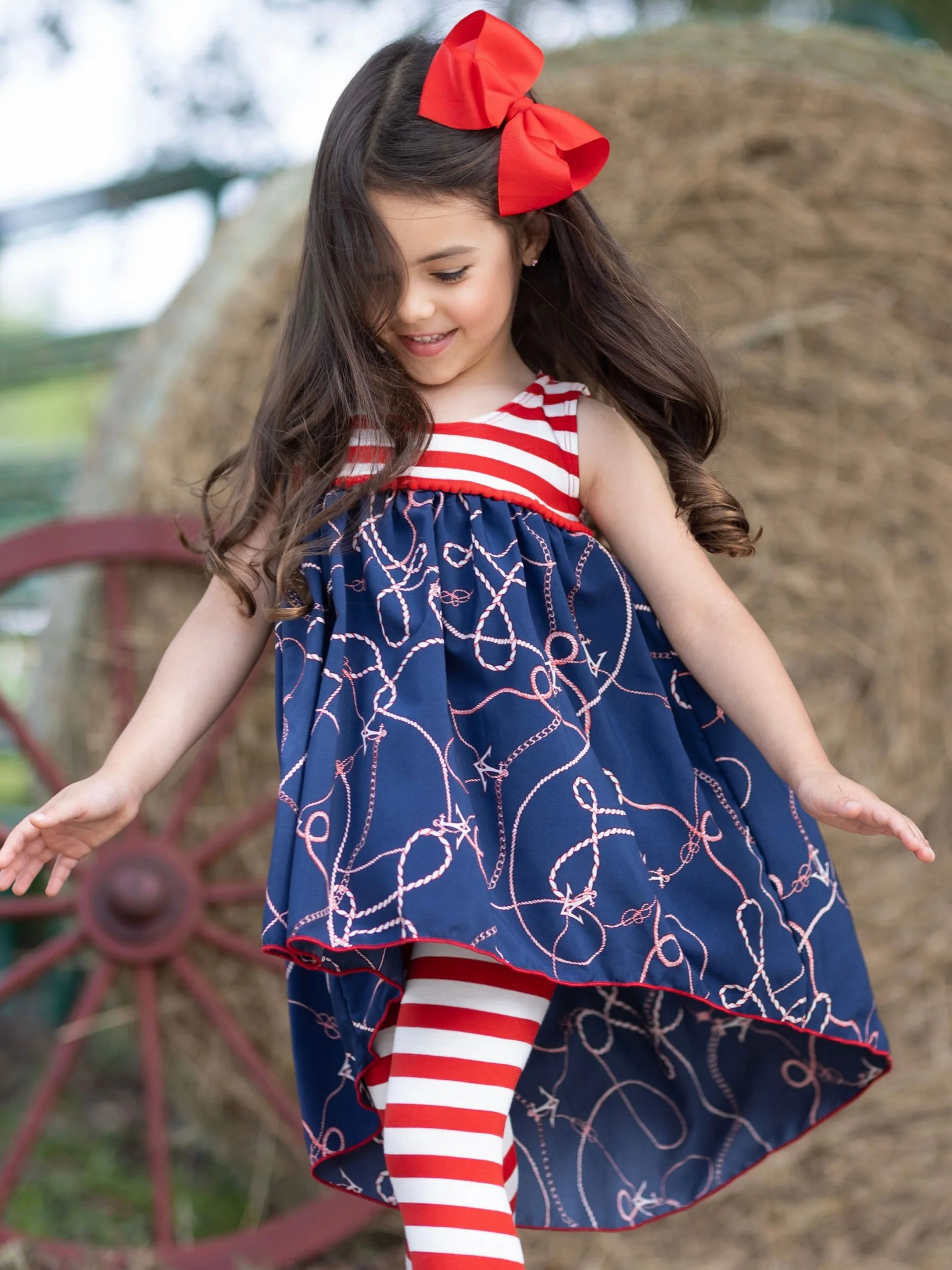 Sea Sets You Free Hi-Lo Tunic and Legging Set - Image 2
