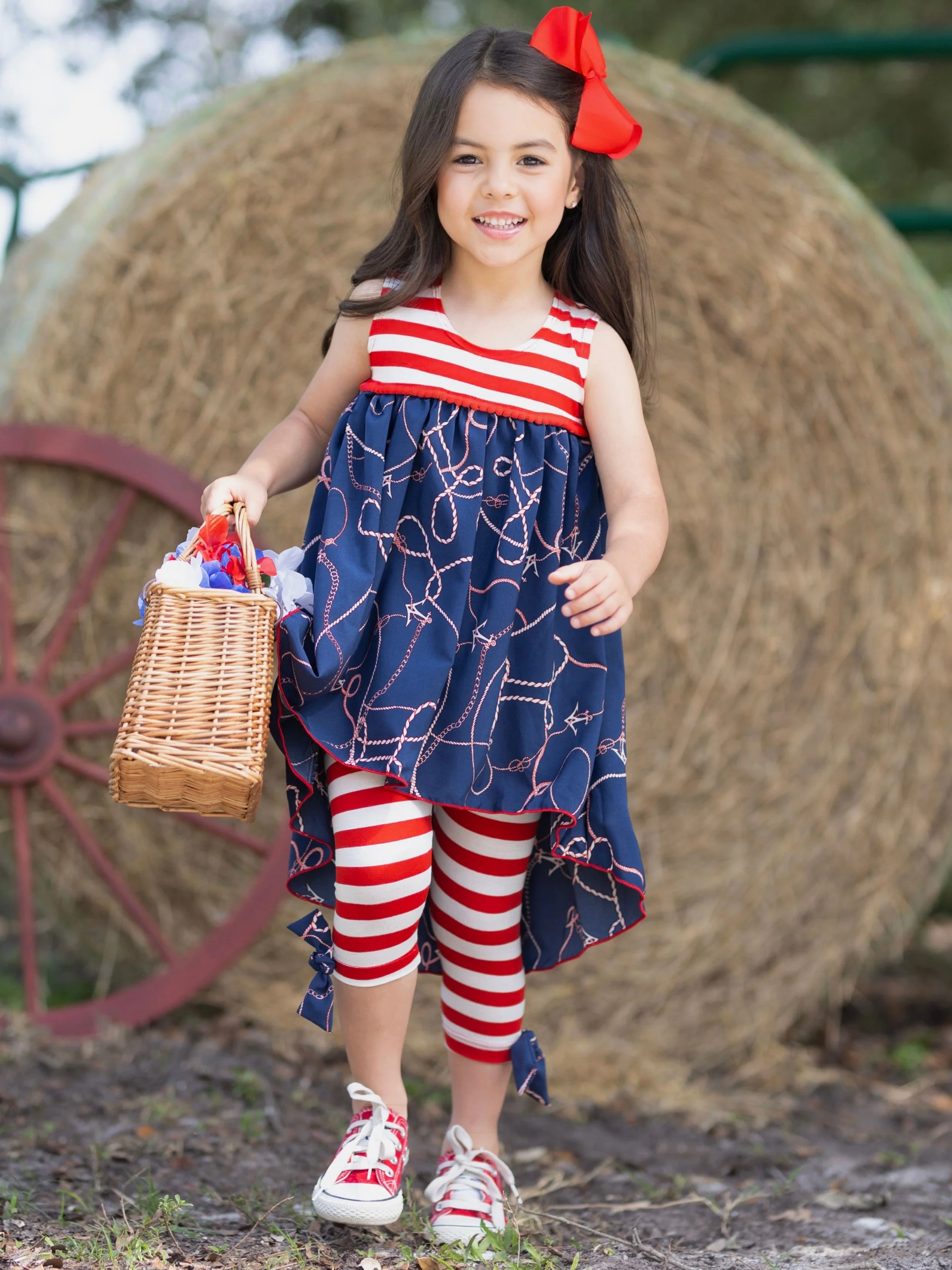 Sea Sets You Free Hi-Lo Tunic and Legging Set - Image 3