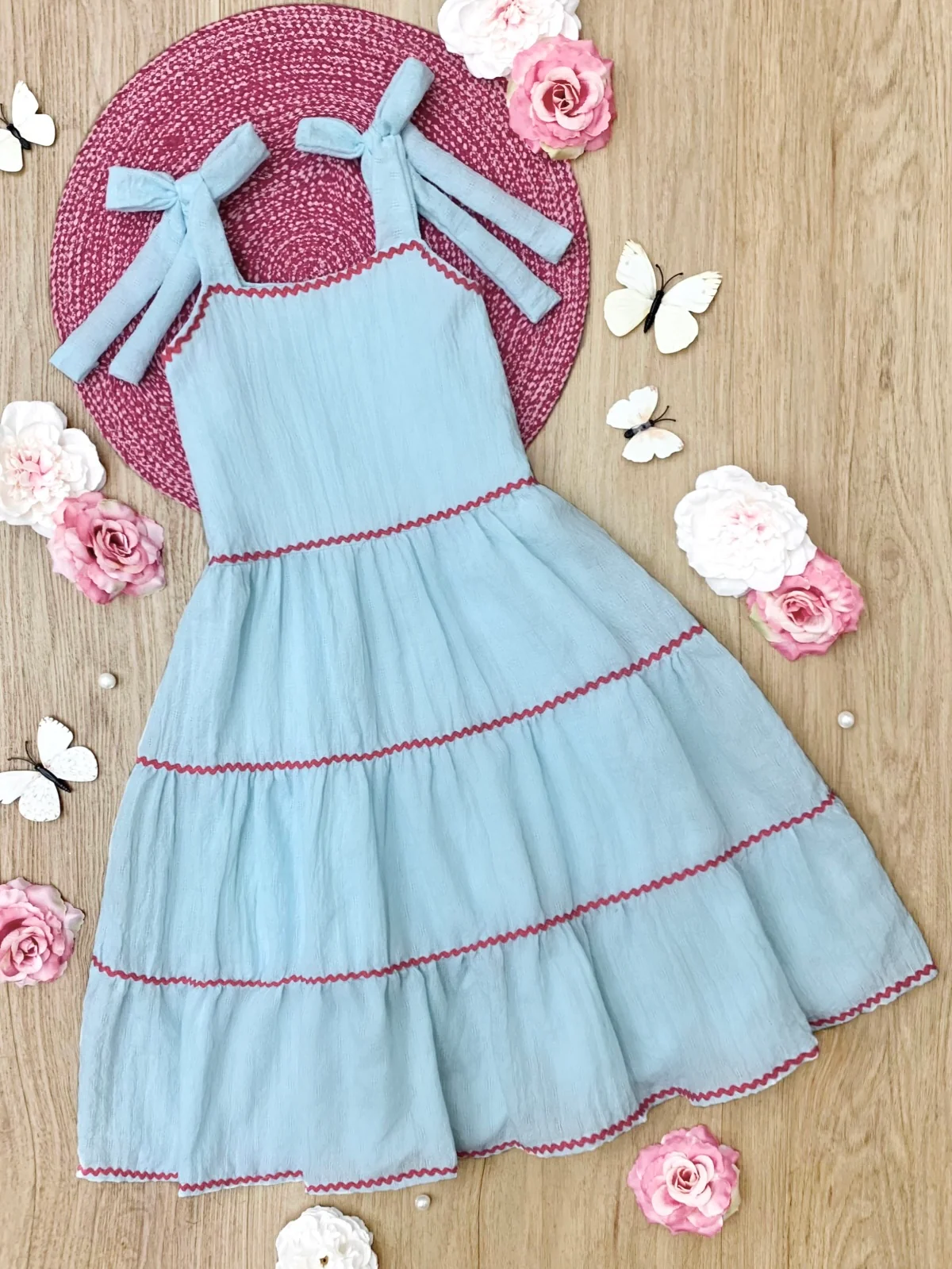 Seaside Breeze Tiered Midi Dress - Image 2