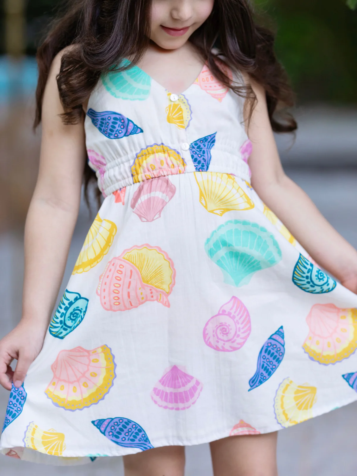 Sunshine Shells Colorful Cotton Sundress - Image 2