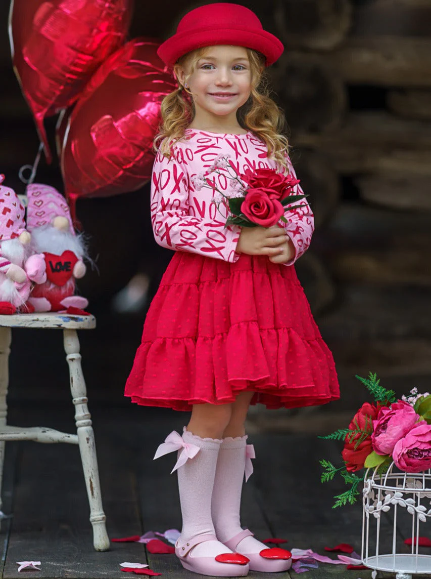 Sending You XOXOs Swiss Tulle Ruffle Dress - Image 4