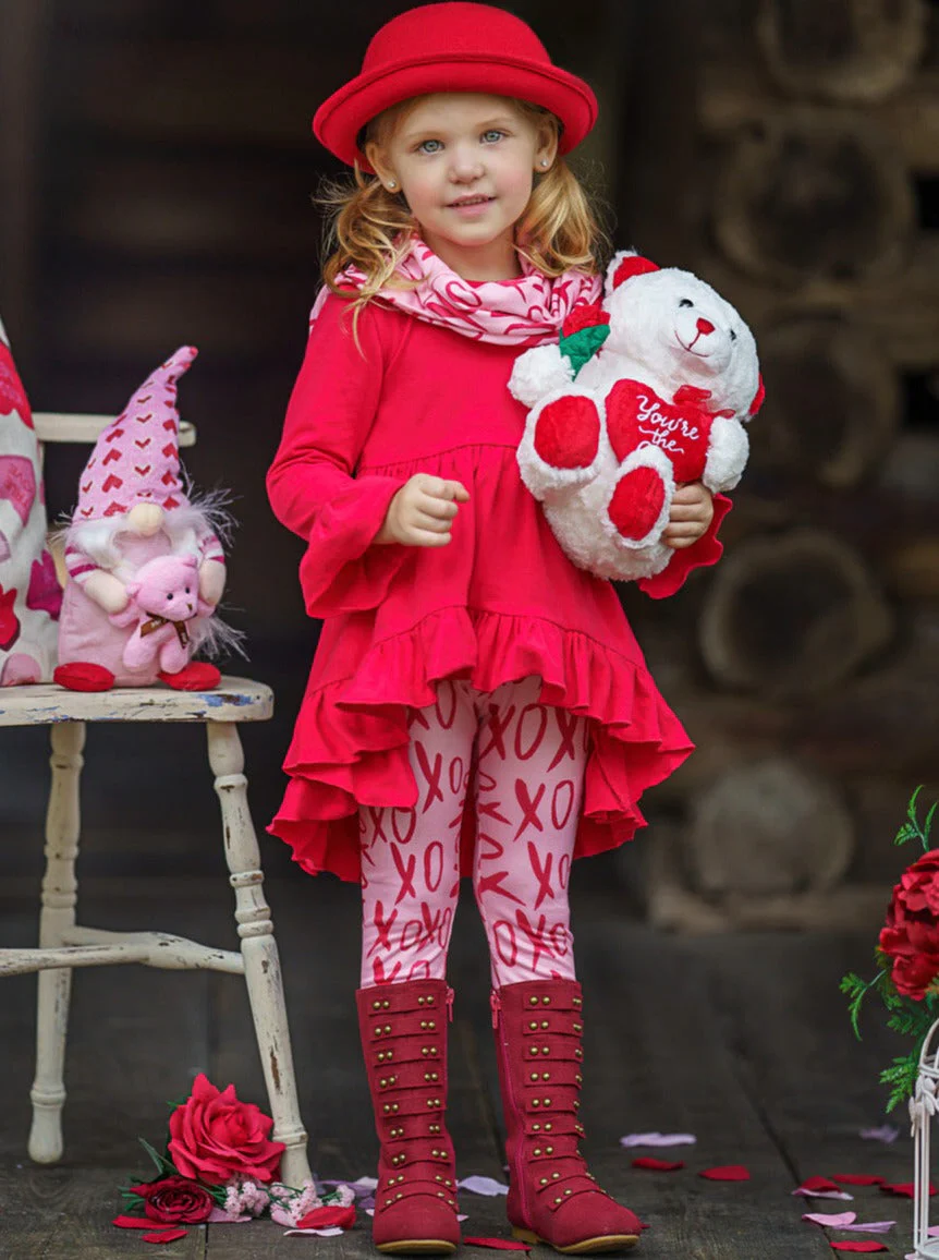 Sending You XOXOs Tunic, Scarf, and Legging Set - Image 3