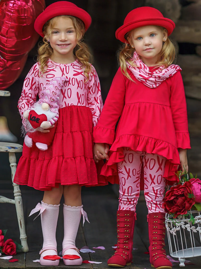 Sending You XOXOs Tunic, Scarf, and Legging Set - Image 4