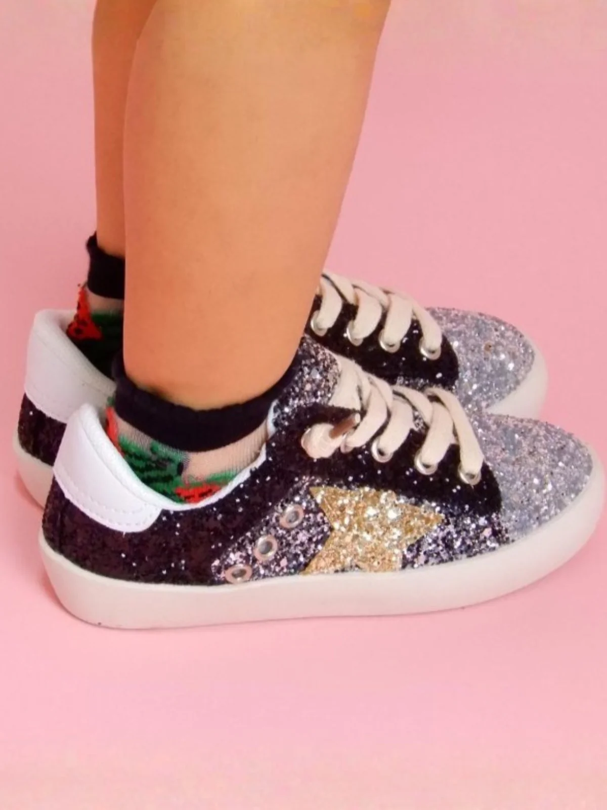 Sequin Sensation Casual Sneakers by Liv and Mia - Image 5