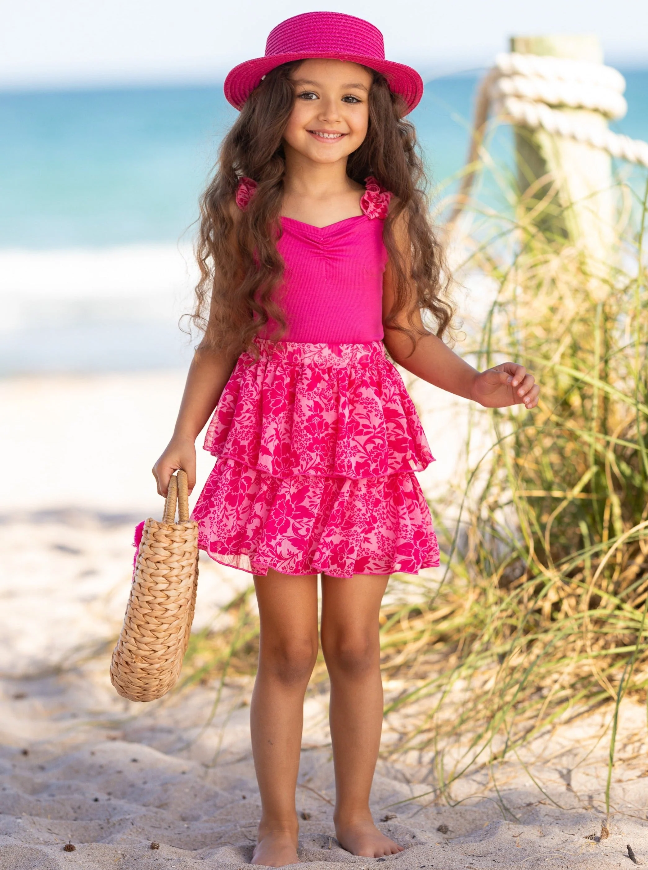 She's So Vibrant Ruffled Skirt Set - Image 5