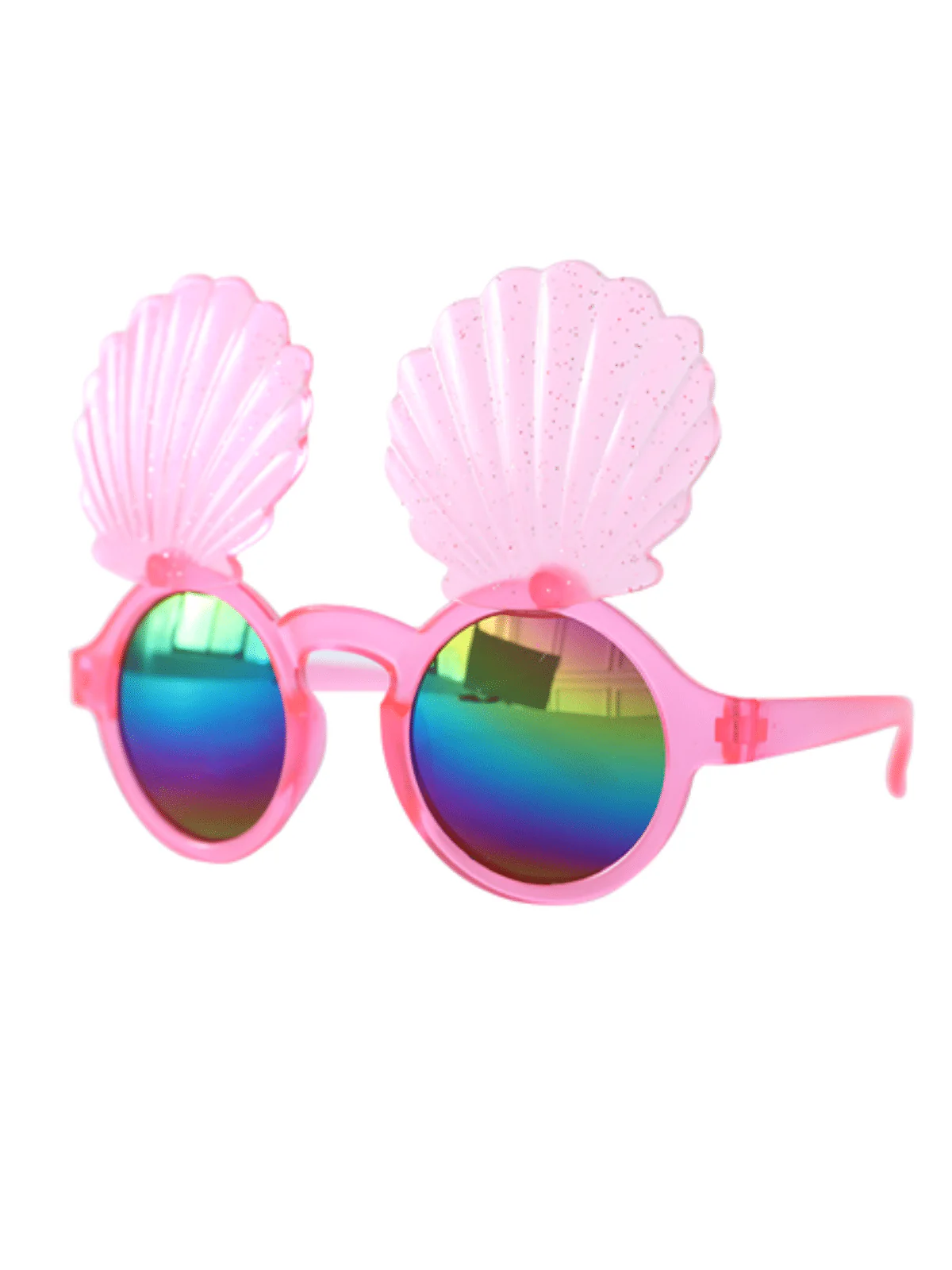 Shining Shell Pink Round Sunglasses - Image 3