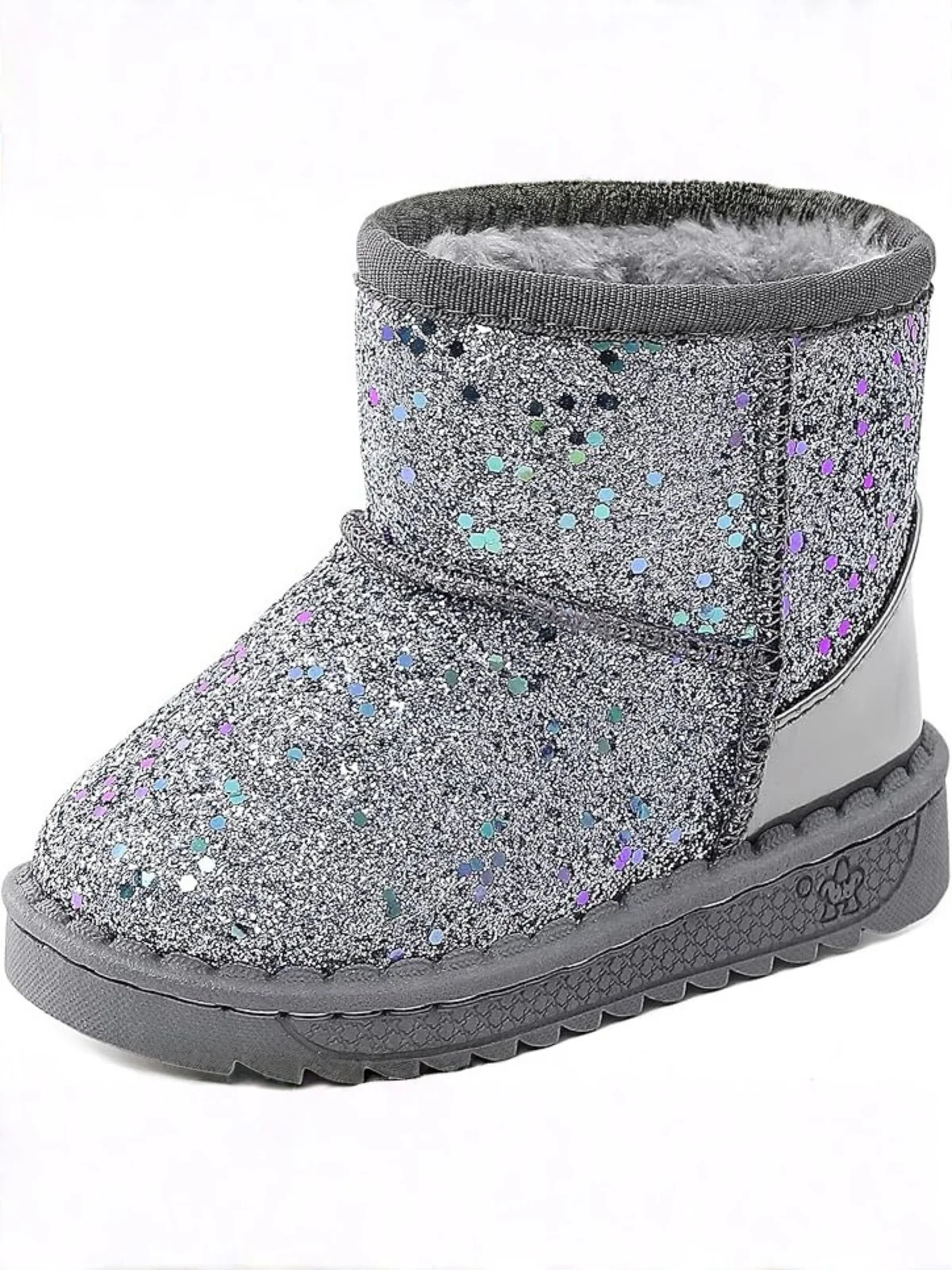 Silver Frost & Shine Glitter Boots - Image 4
