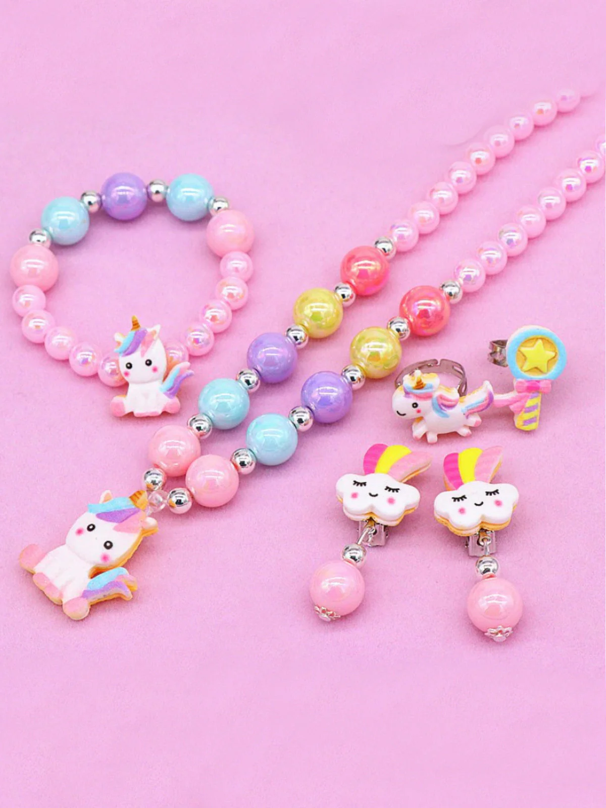 Simply Magic Unicorn Pearl Jewelry 6-Piece Set - Image 3
