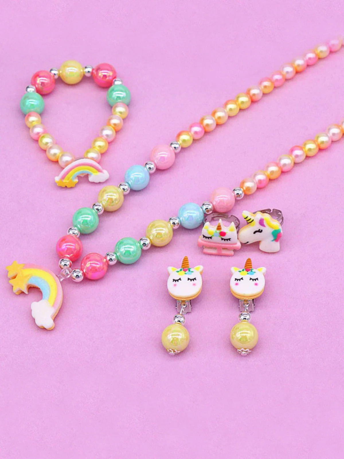 Simply Magic Unicorn Pearl Jewelry 6-Piece Set - Image 4
