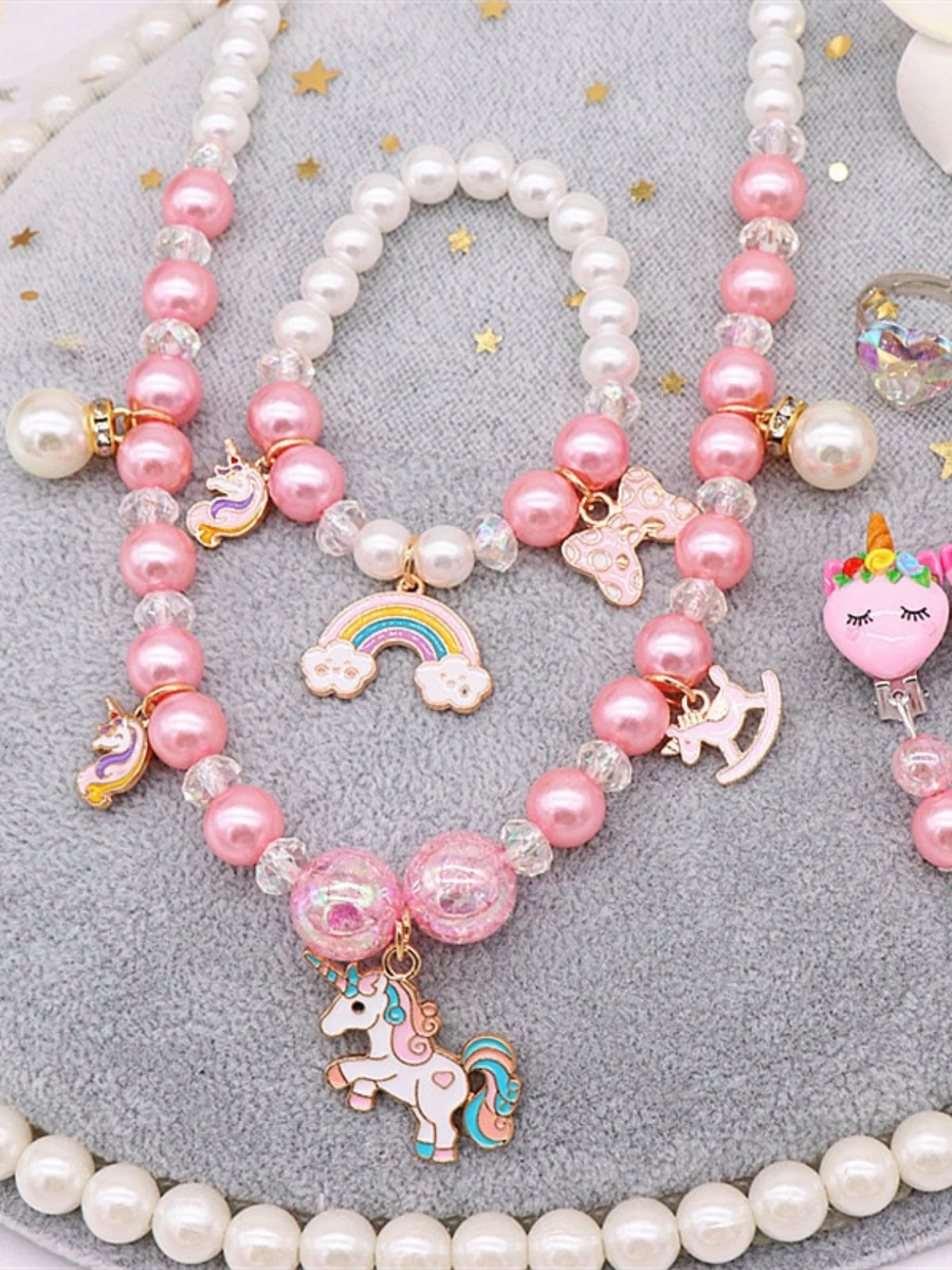 Simply Magic Unicorn Pearl Jewelry 6-Piece Set - Image 5