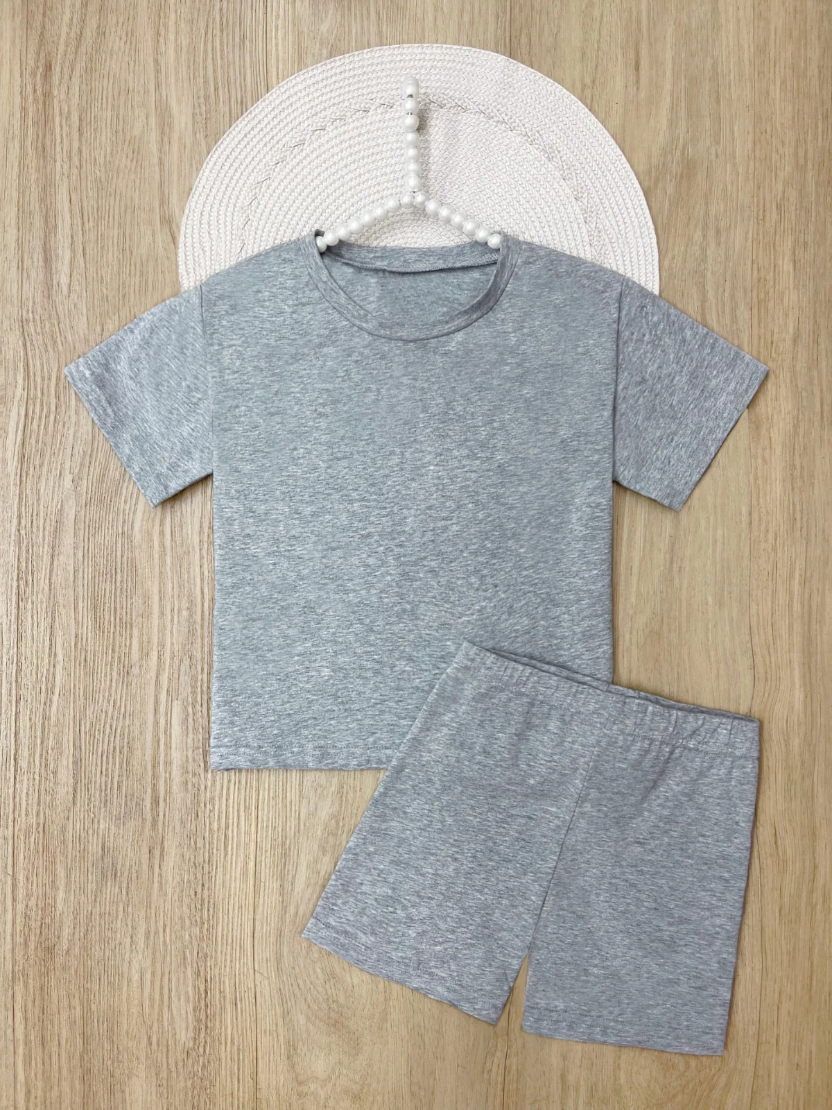Sleek Matching Tee & Biker Short Set - Image 5
