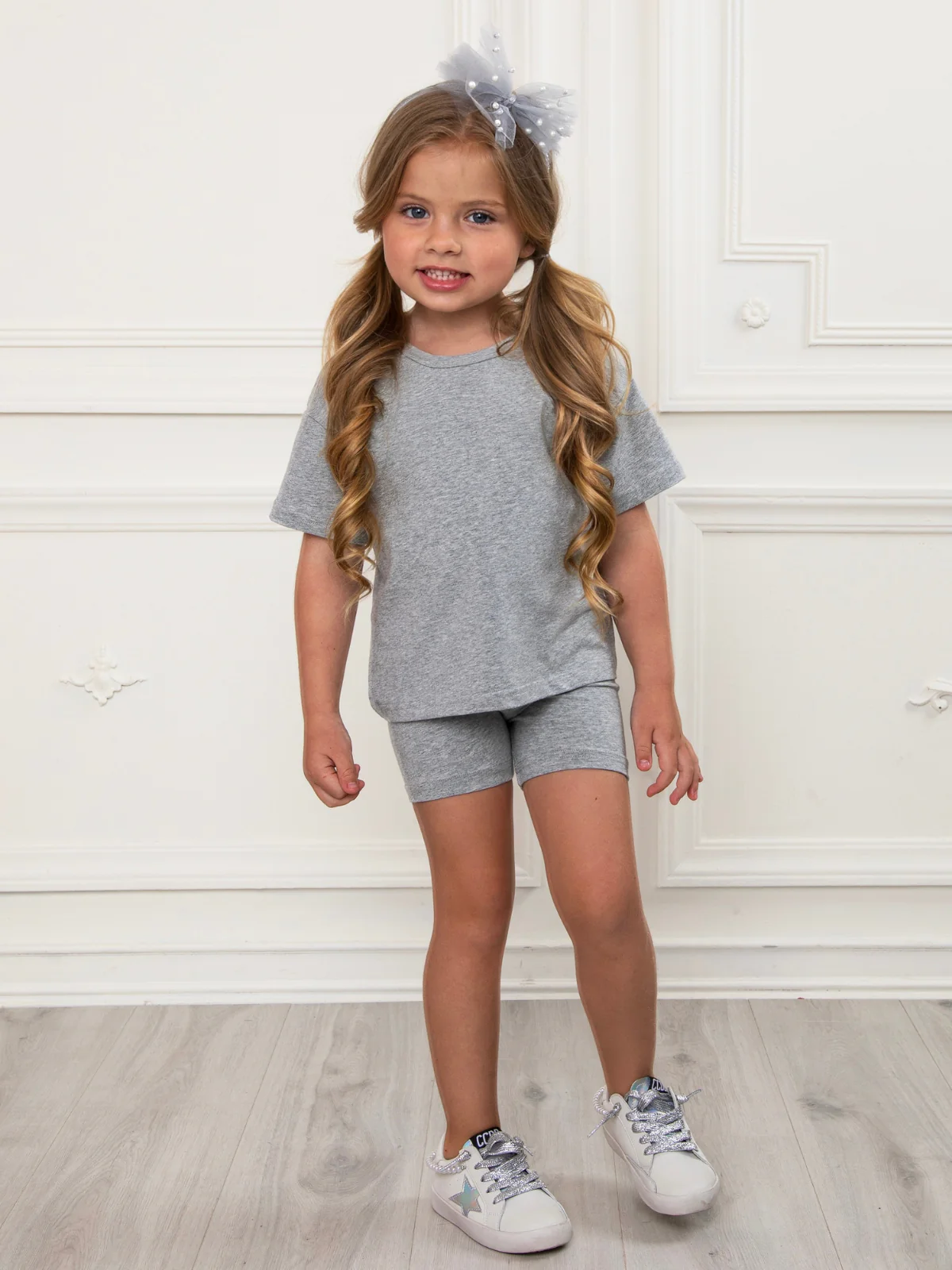 Sleek Matching Tee & Biker Short Set - Image 6