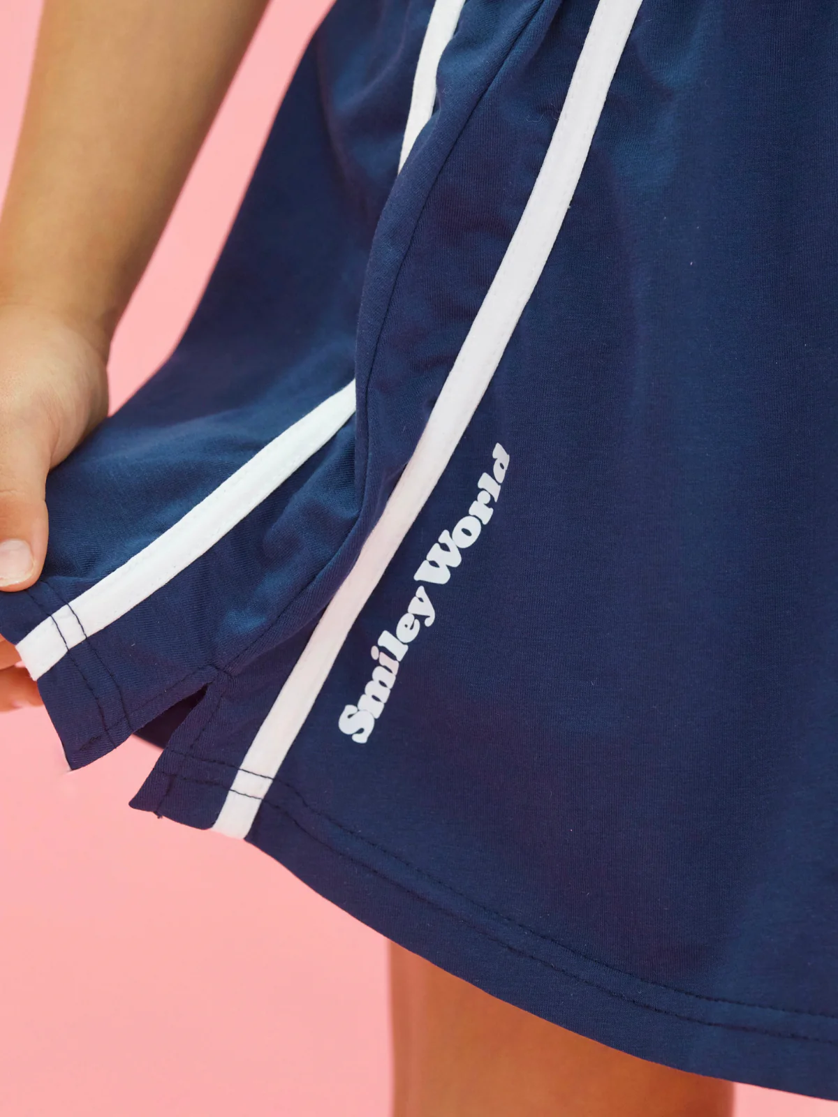 SmileyWorld Play Your Way Tie-Top Athletic Skirt Set - Image 6