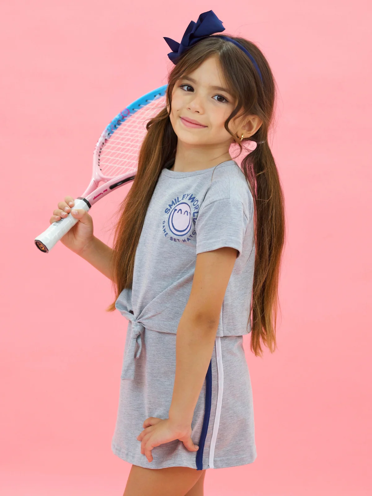 SmileyWorld Athletic Club Tie-Front Dress - Image 4