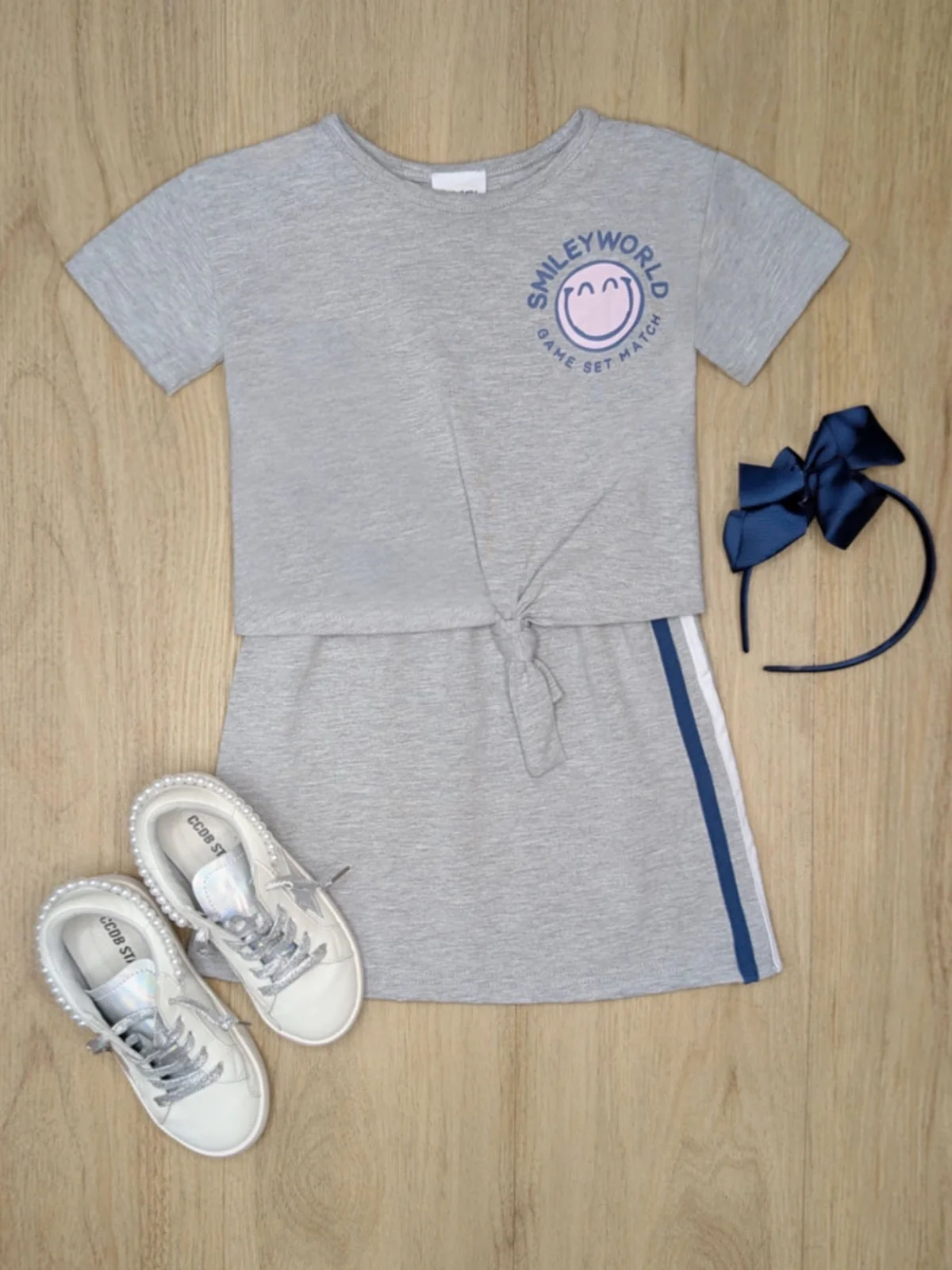SmileyWorld Athletic Club Tie-Front Dress - Image 6